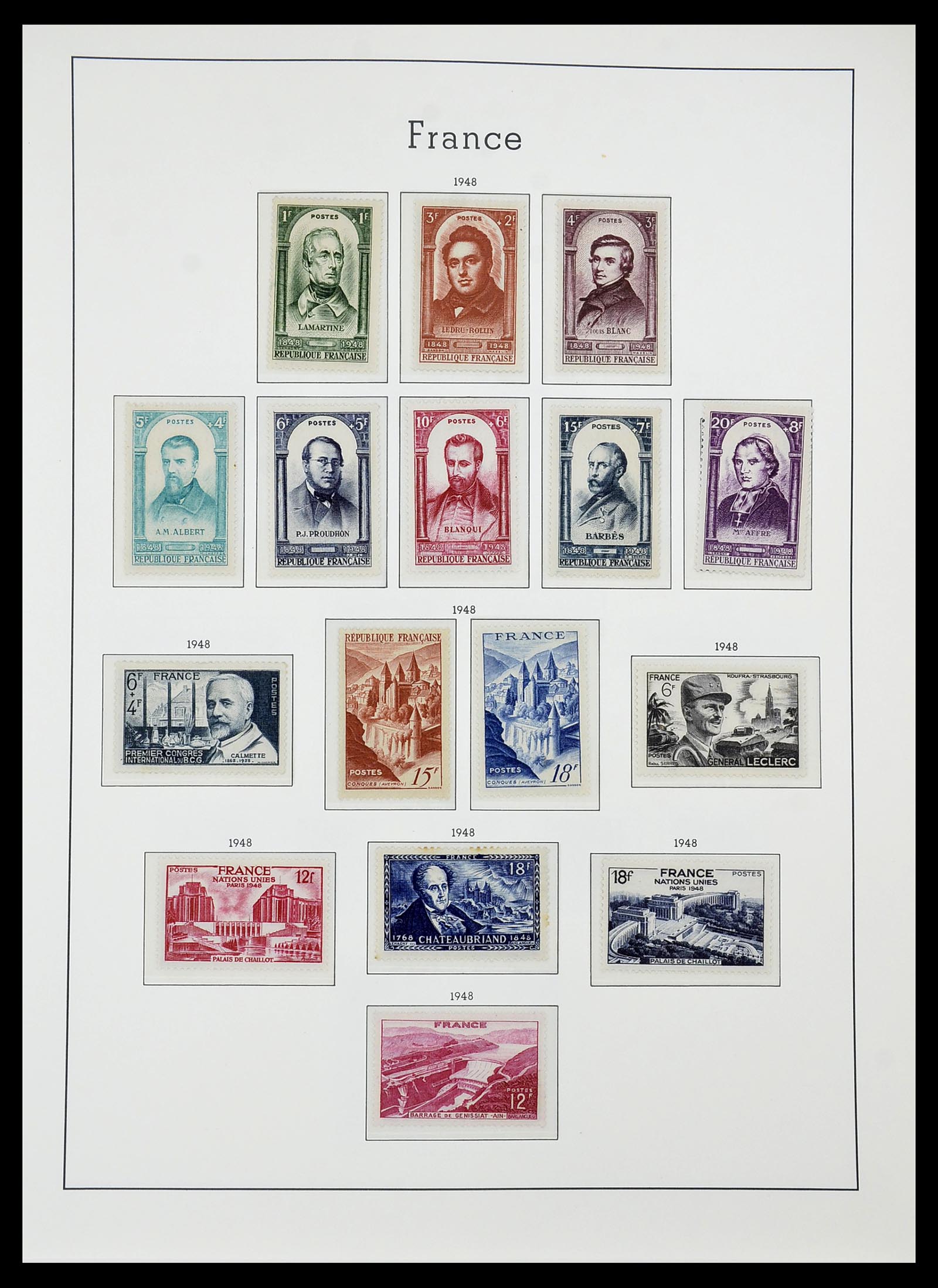 34584 043 - Stamp Collection 34584 France 1849-1959.