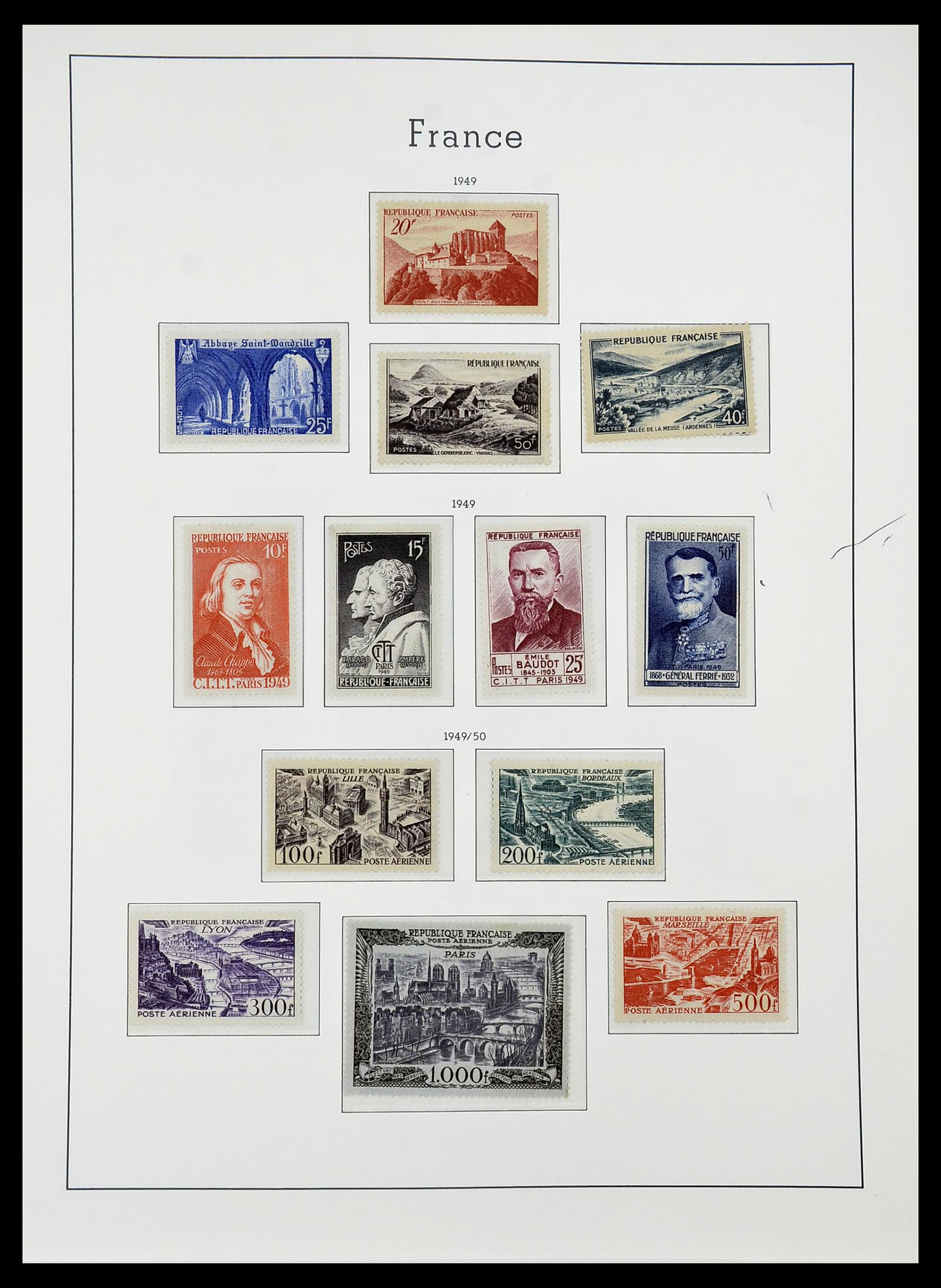 34584 046 - Stamp Collection 34584 France 1849-1959.