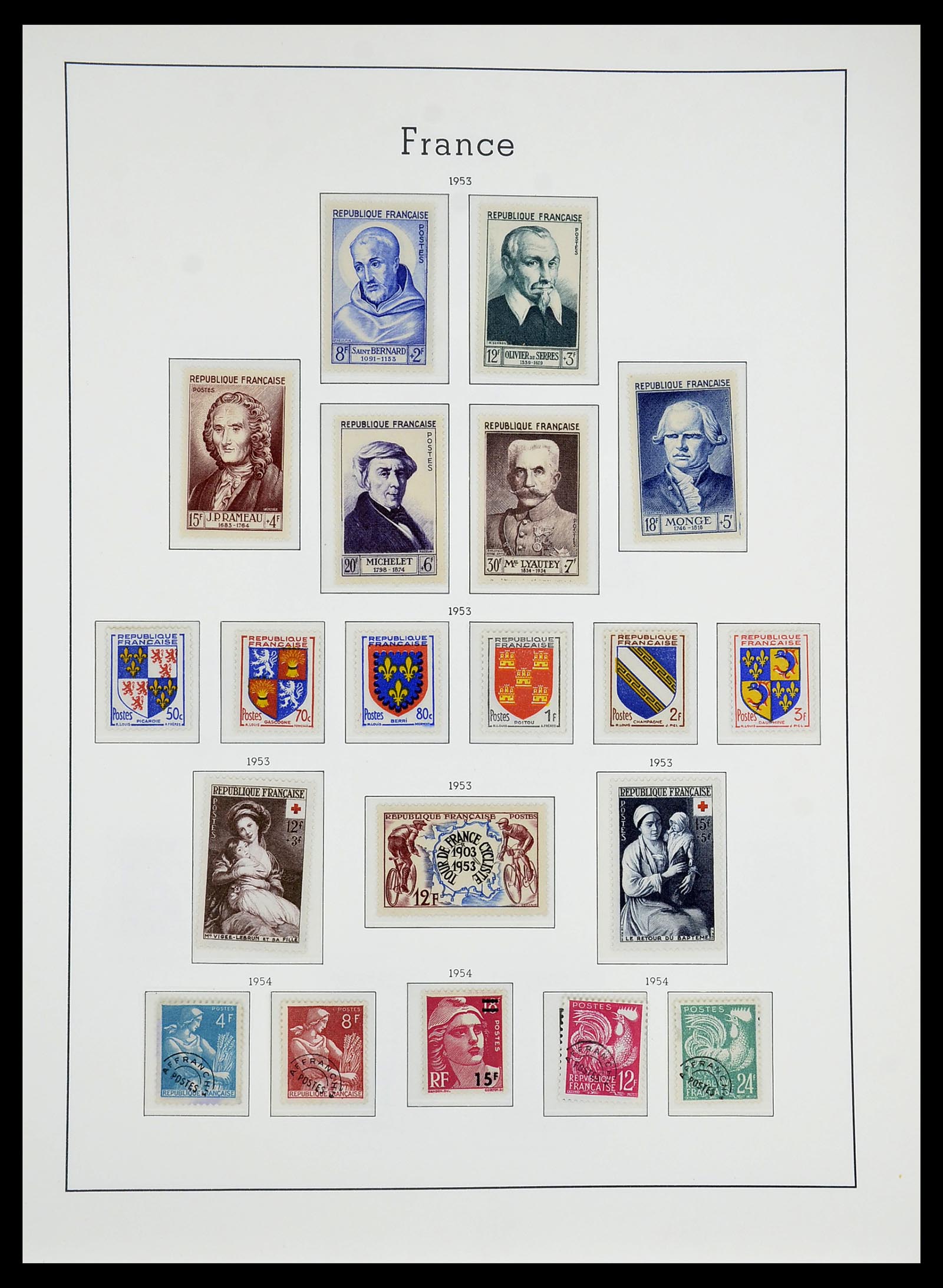34584 054 - Stamp Collection 34584 France 1849-1959.
