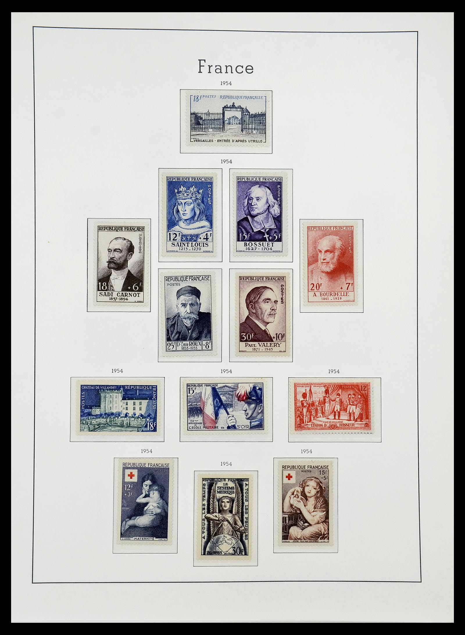 34584 057 - Stamp Collection 34584 France 1849-1959.