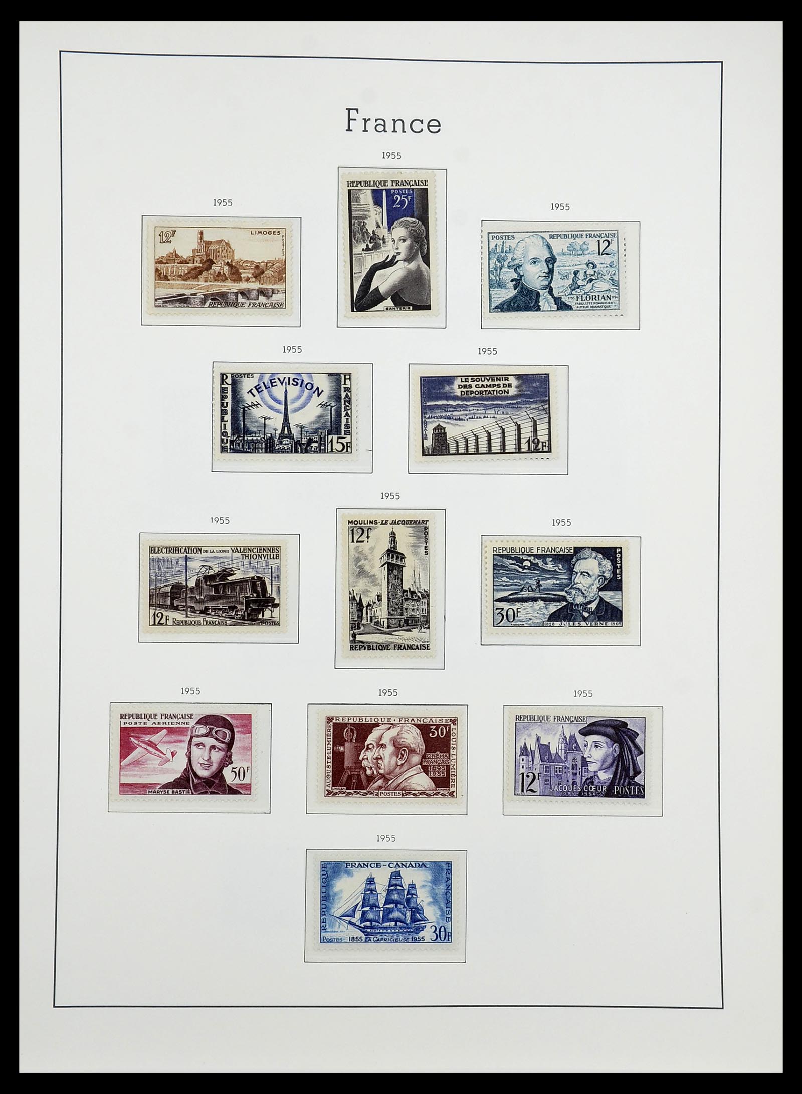 34584 059 - Stamp Collection 34584 France 1849-1959.