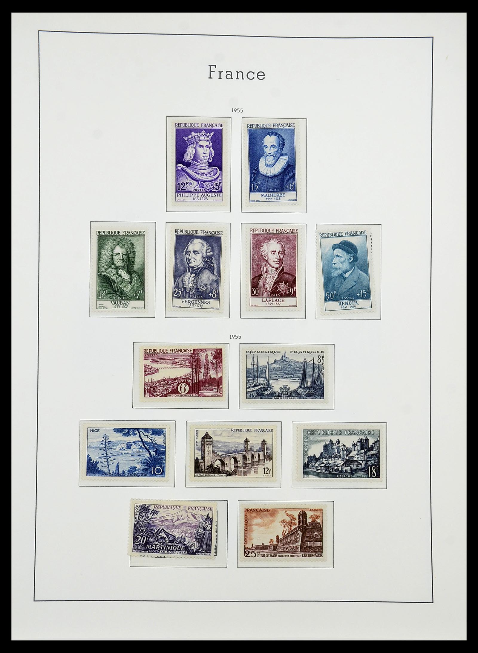 34584 060 - Stamp Collection 34584 France 1849-1959.