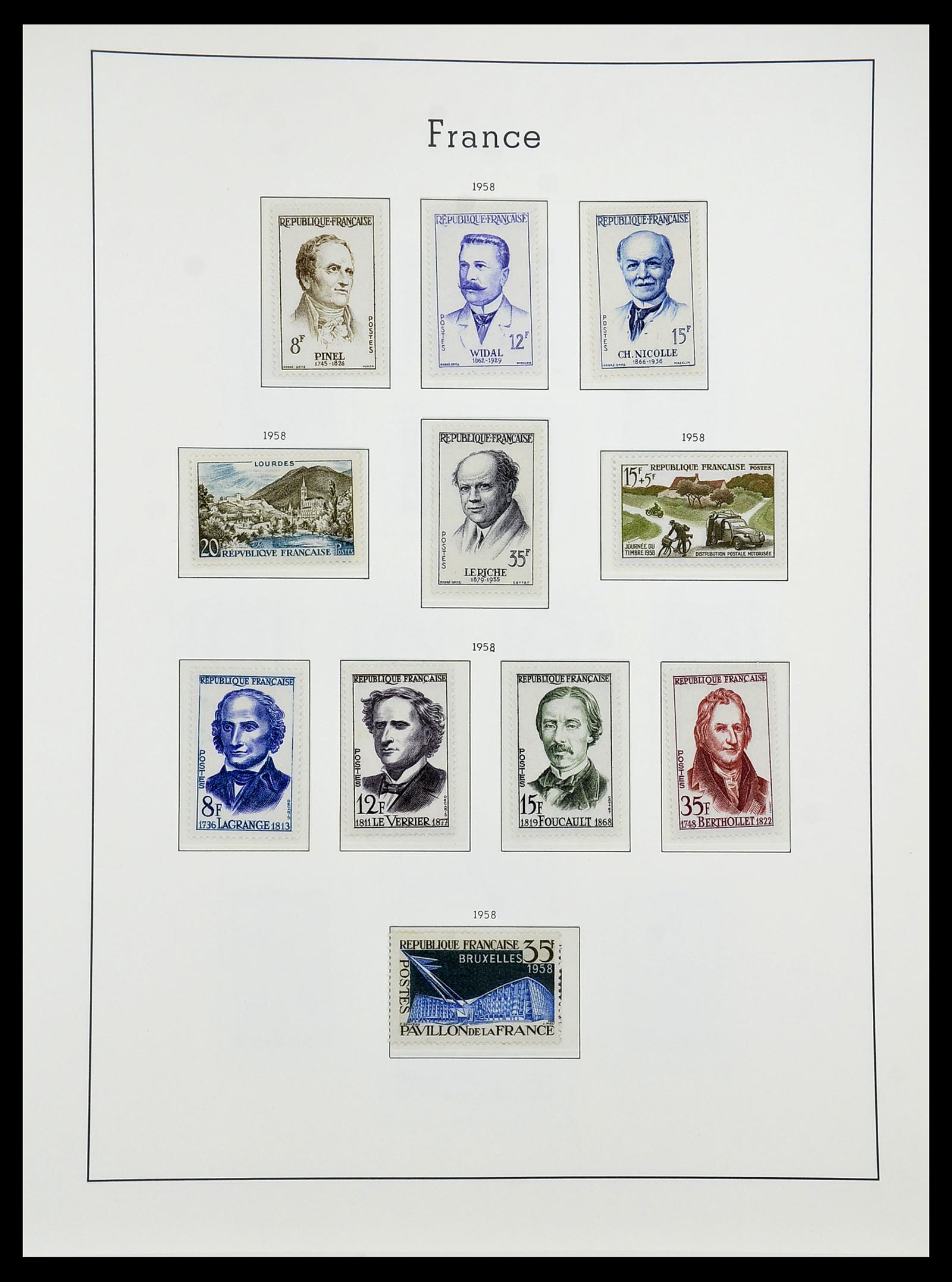 34584 069 - Stamp Collection 34584 France 1849-1959.