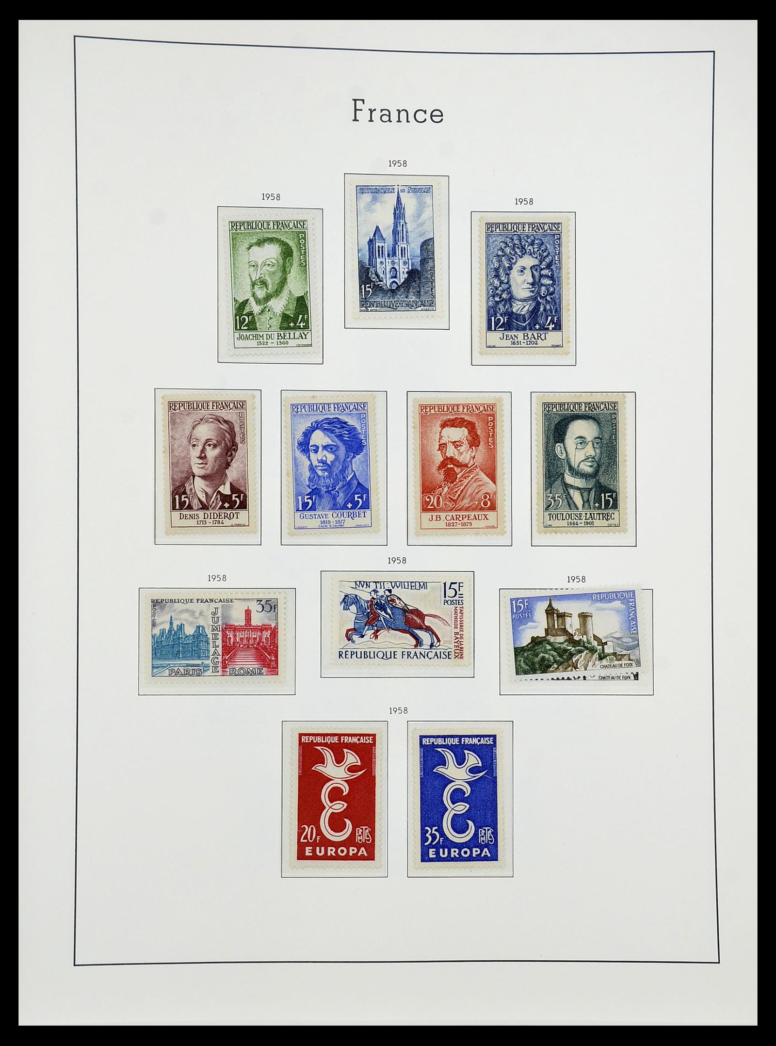 34584 071 - Stamp Collection 34584 France 1849-1959.
