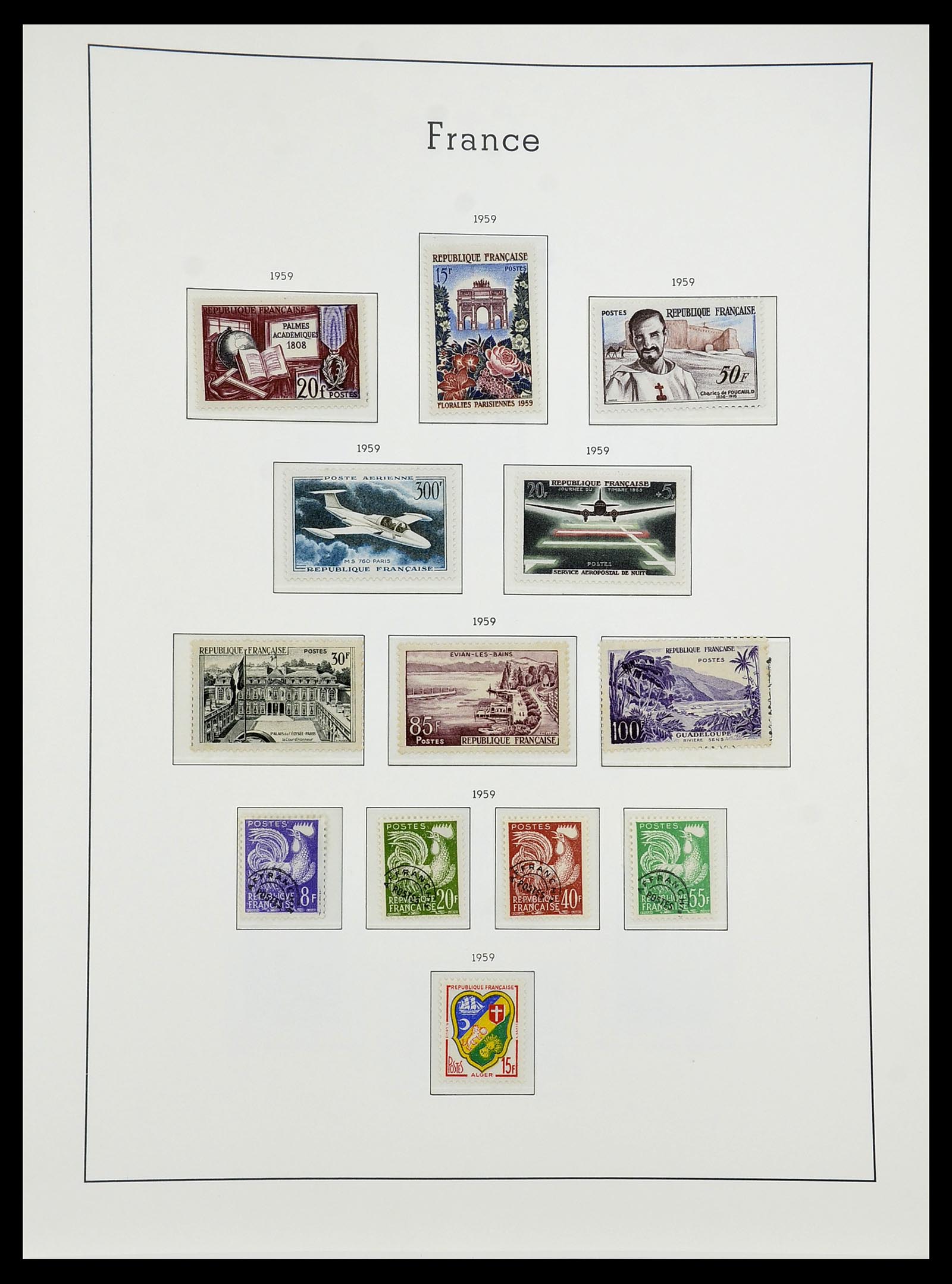 34584 073 - Stamp Collection 34584 France 1849-1959.