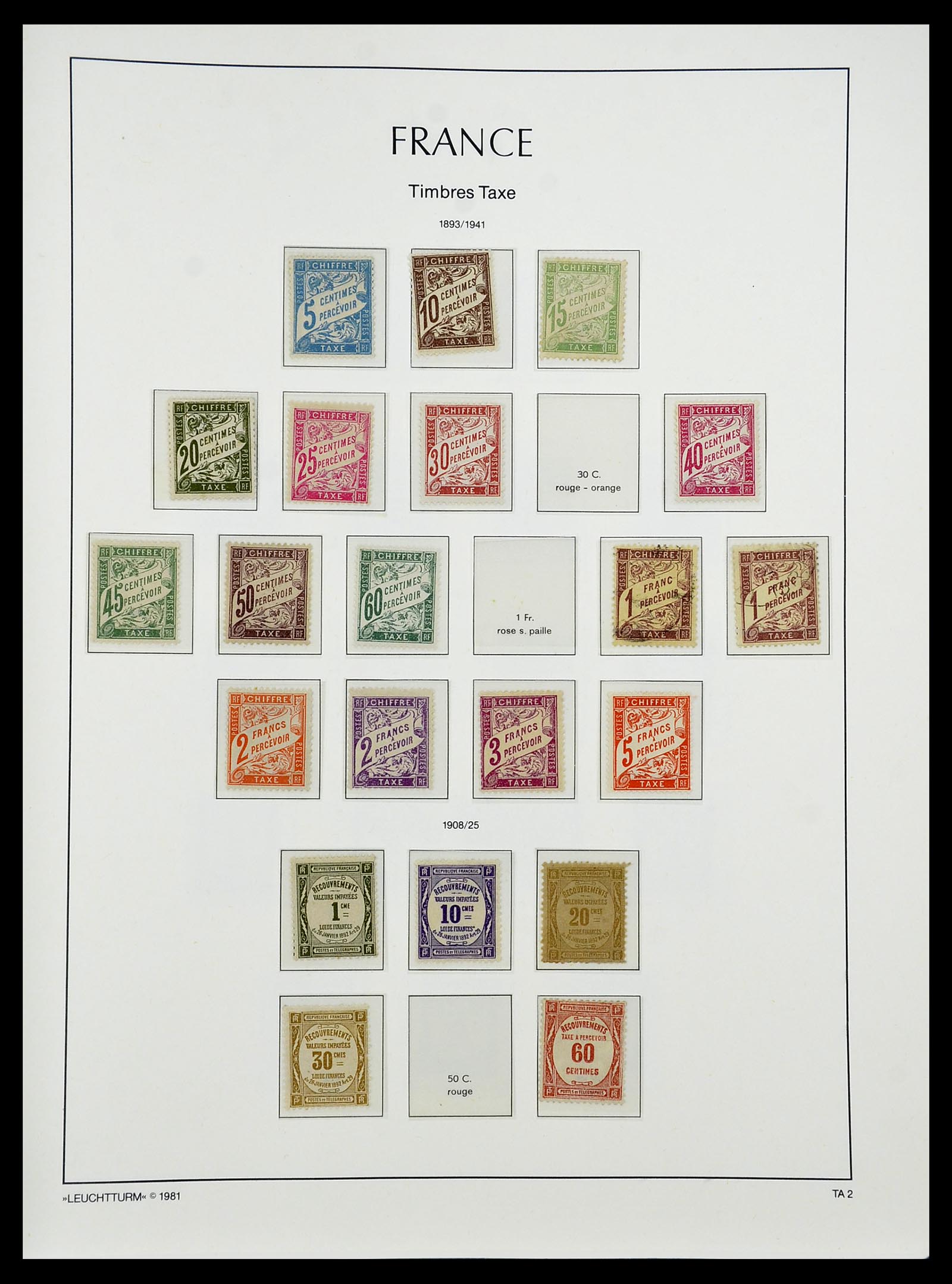 34584 078 - Stamp Collection 34584 France 1849-1959.