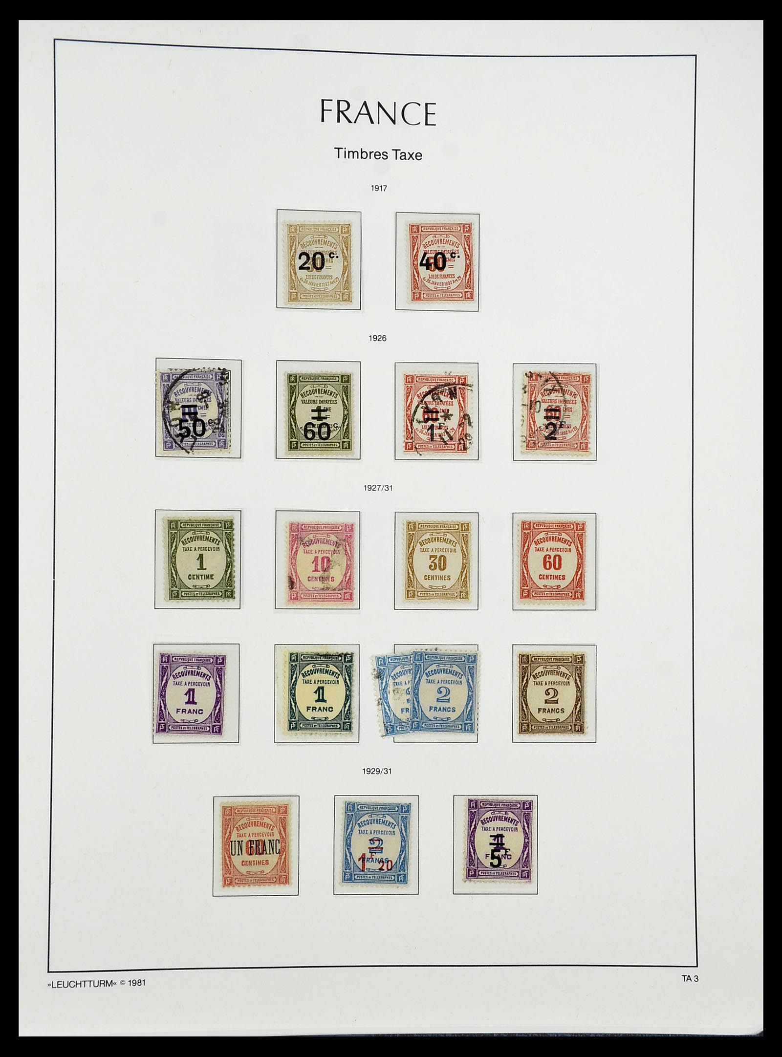 34584 079 - Stamp Collection 34584 France 1849-1959.