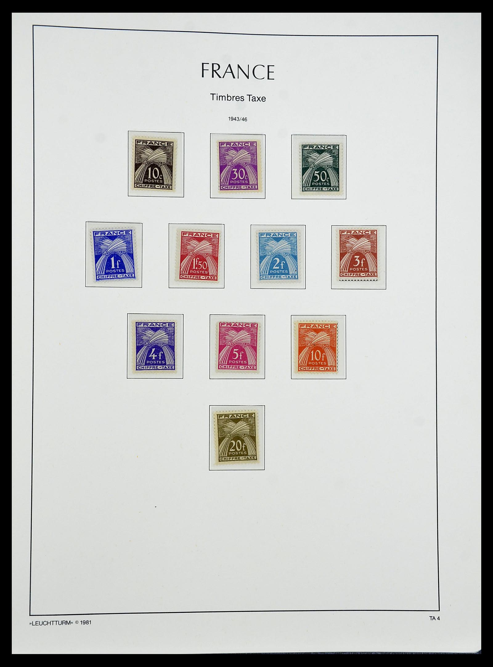 34584 080 - Stamp Collection 34584 France 1849-1959.