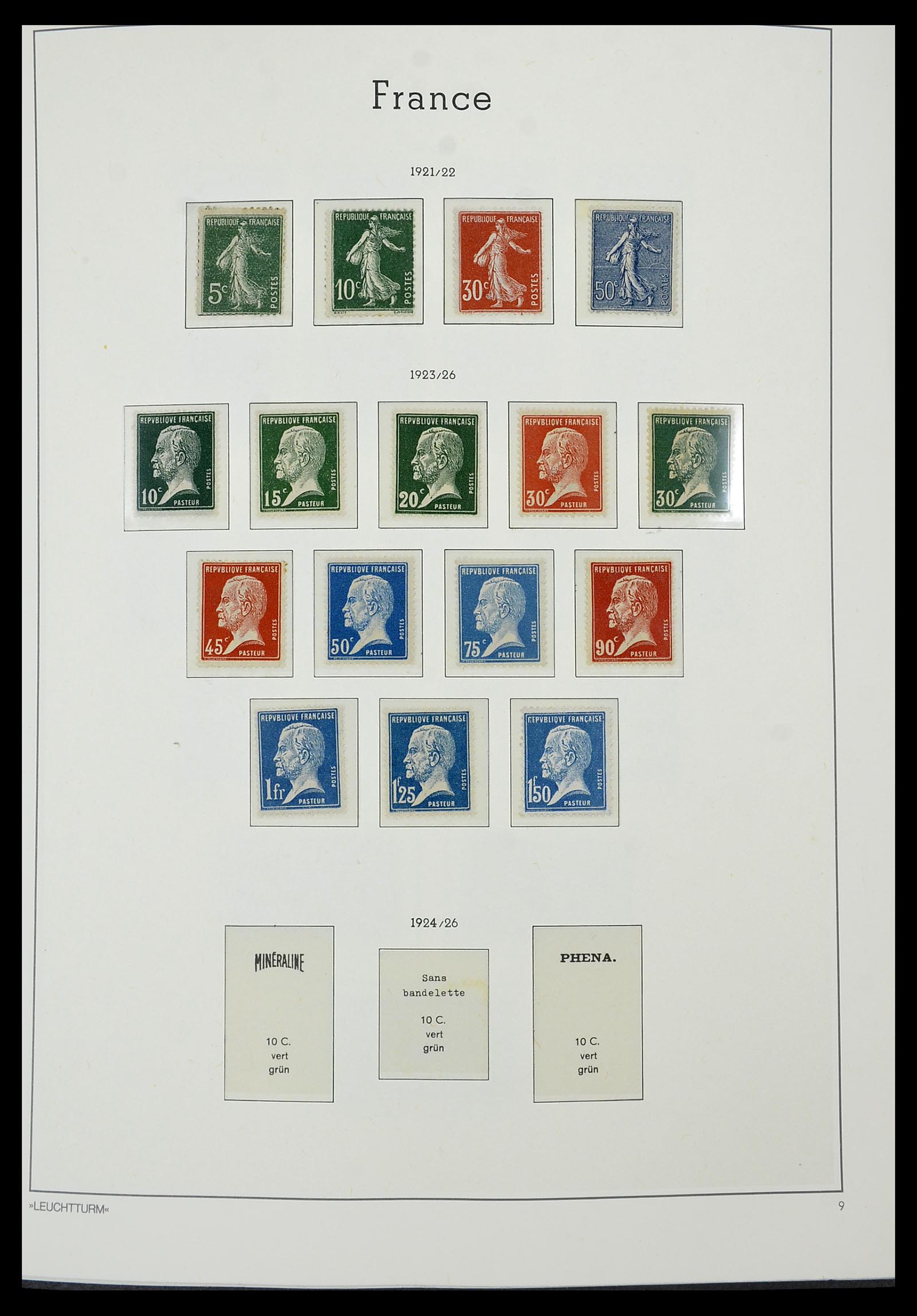 34585 004 - Postzegelverzameling 34585 Frankrijk 1900-1970.