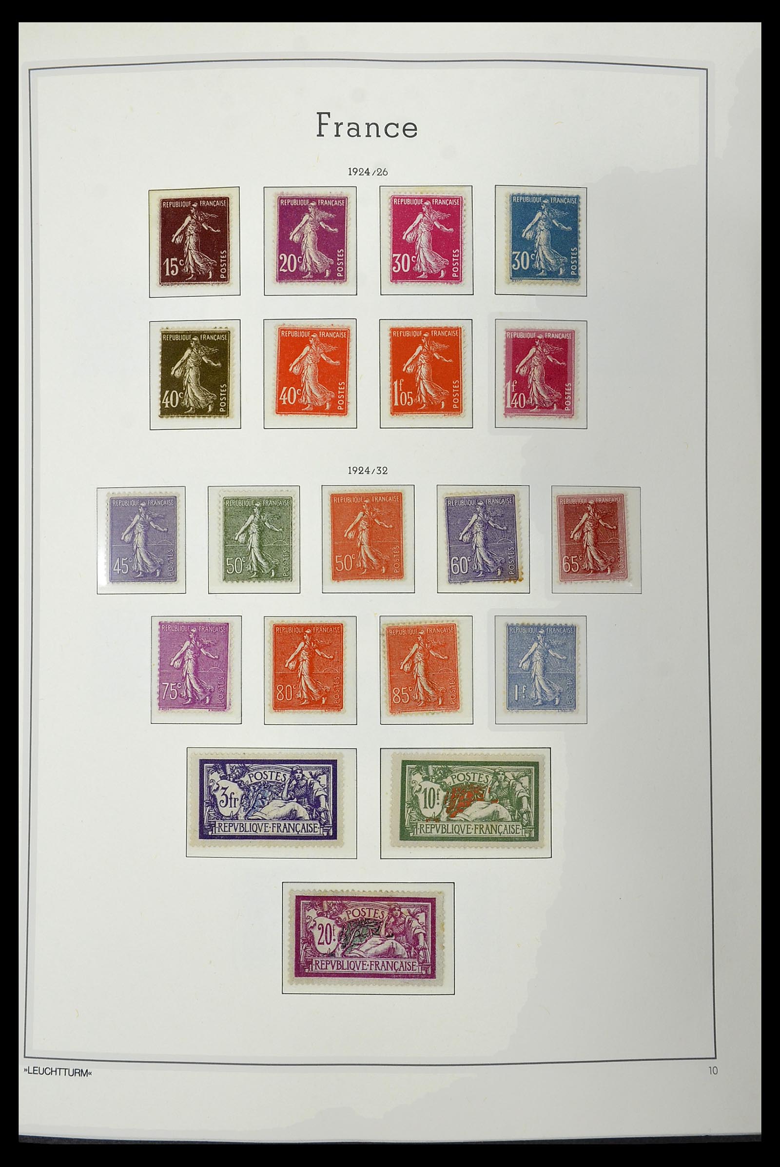 34585 005 - Postzegelverzameling 34585 Frankrijk 1900-1970.