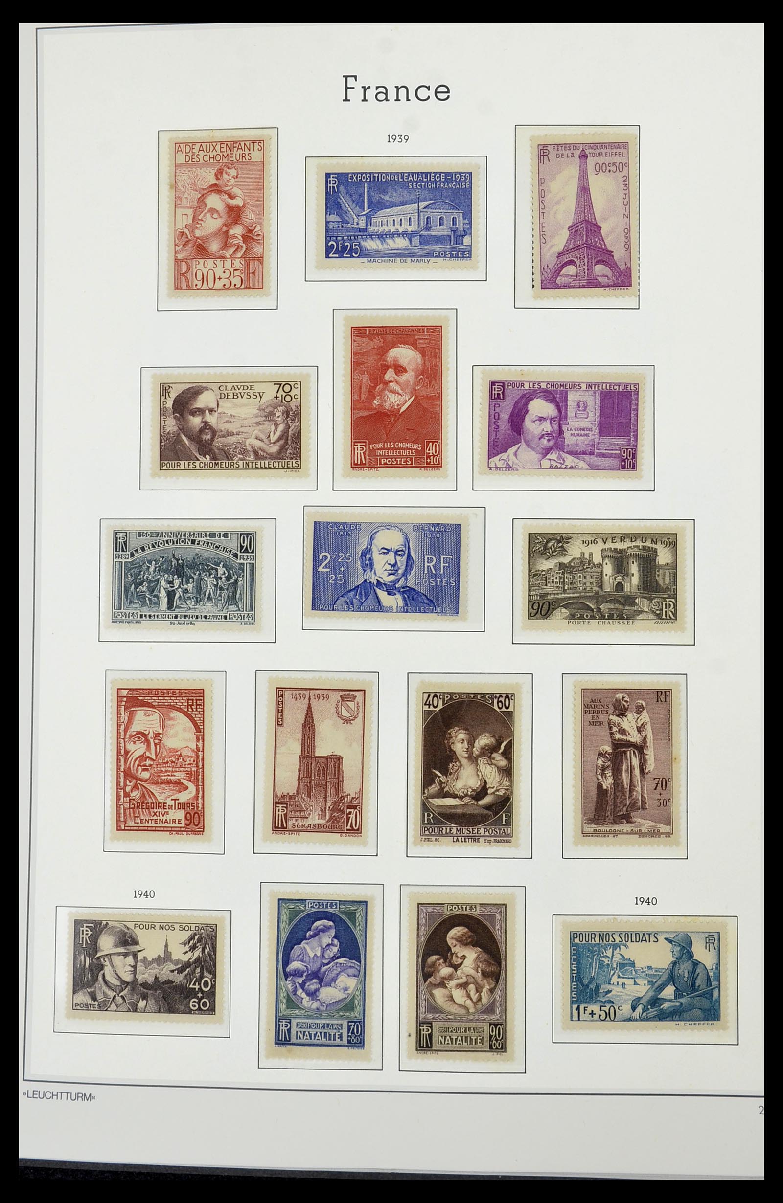34585 021 - Stamp Collection 34585 France 1900-1970.