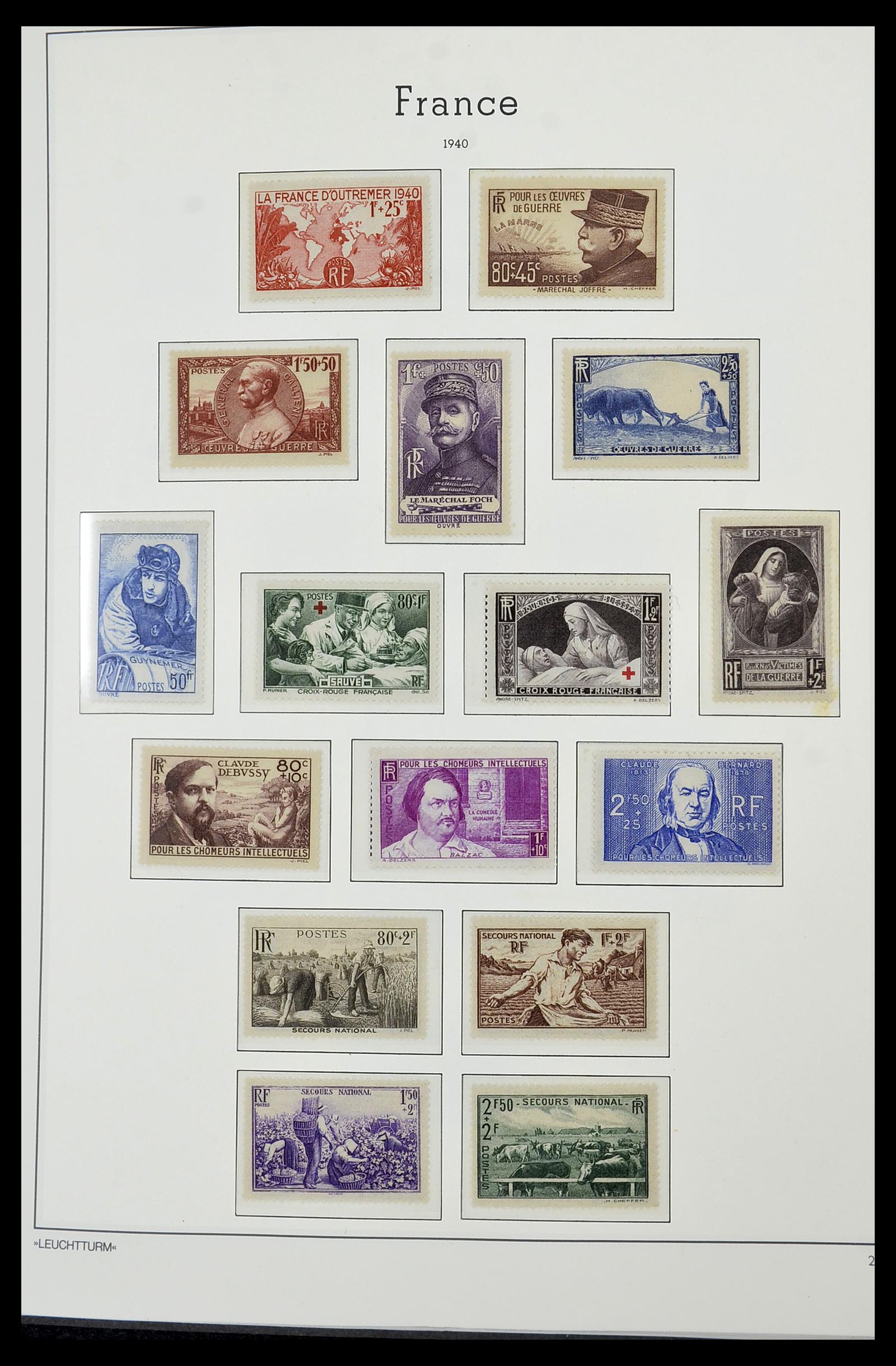 34585 022 - Stamp Collection 34585 France 1900-1970.