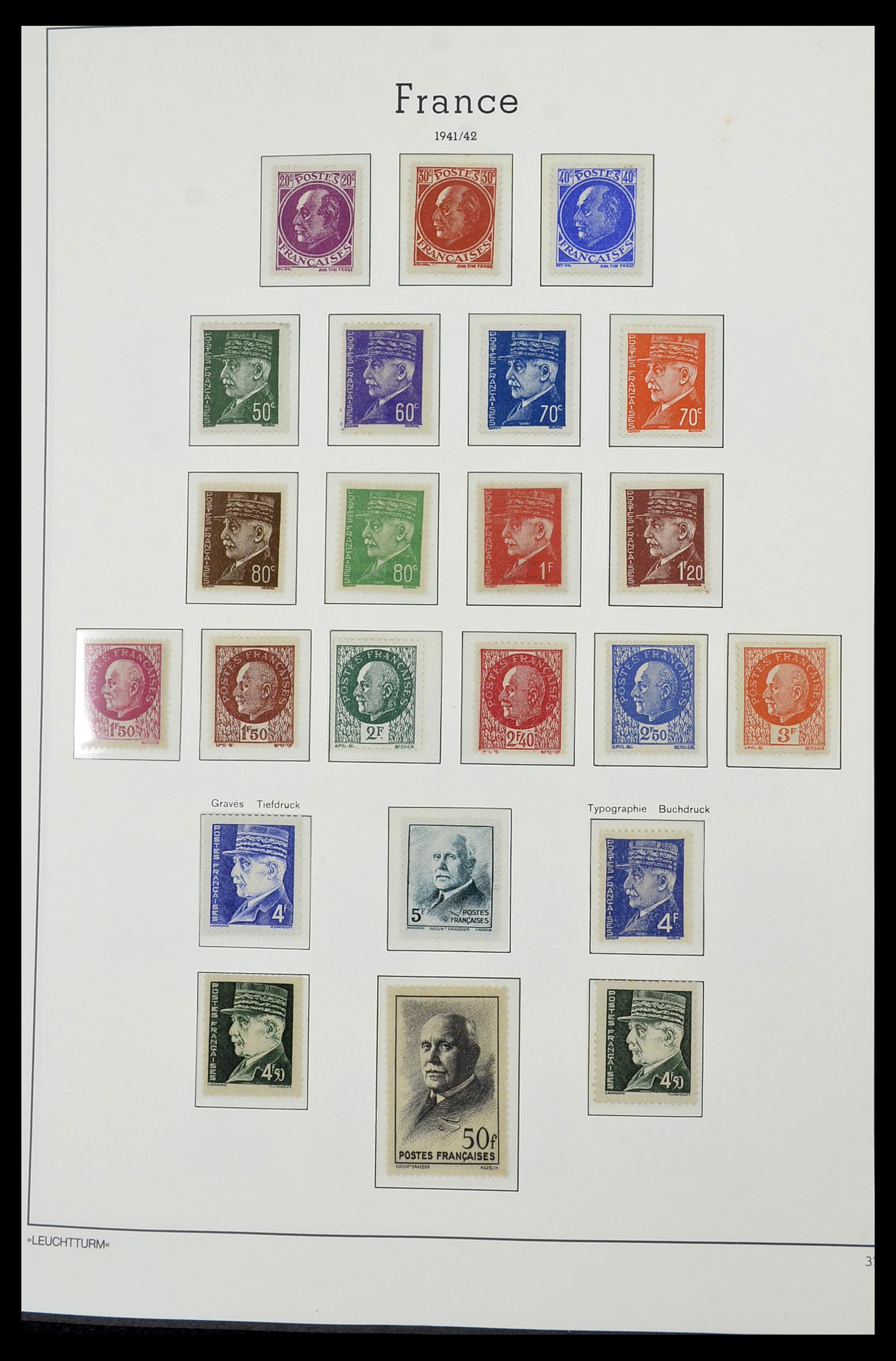34585 025 - Stamp Collection 34585 France 1900-1970.