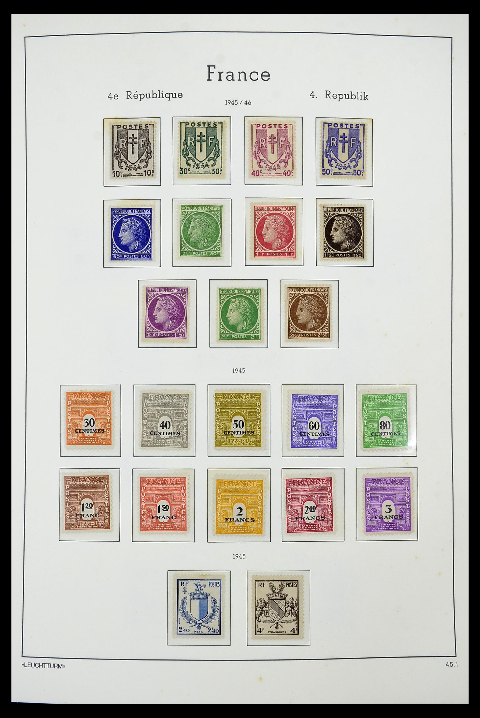 34585 036 - Stamp Collection 34585 France 1900-1970.