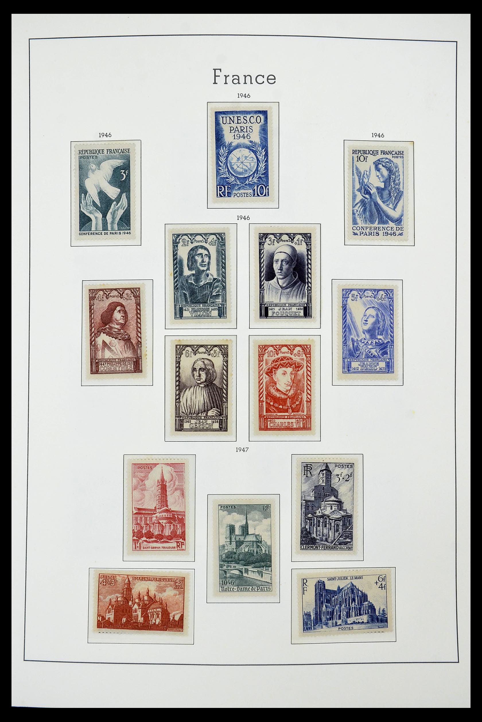 34585 041 - Stamp Collection 34585 France 1900-1970.