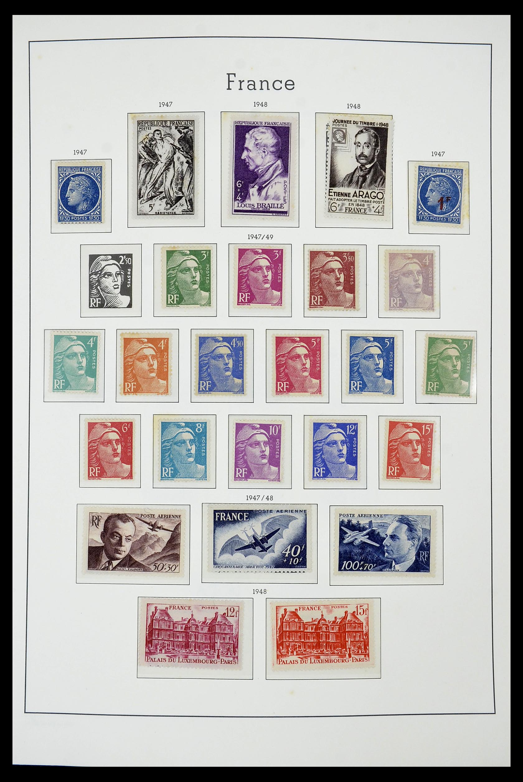 34585 043 - Stamp Collection 34585 France 1900-1970.