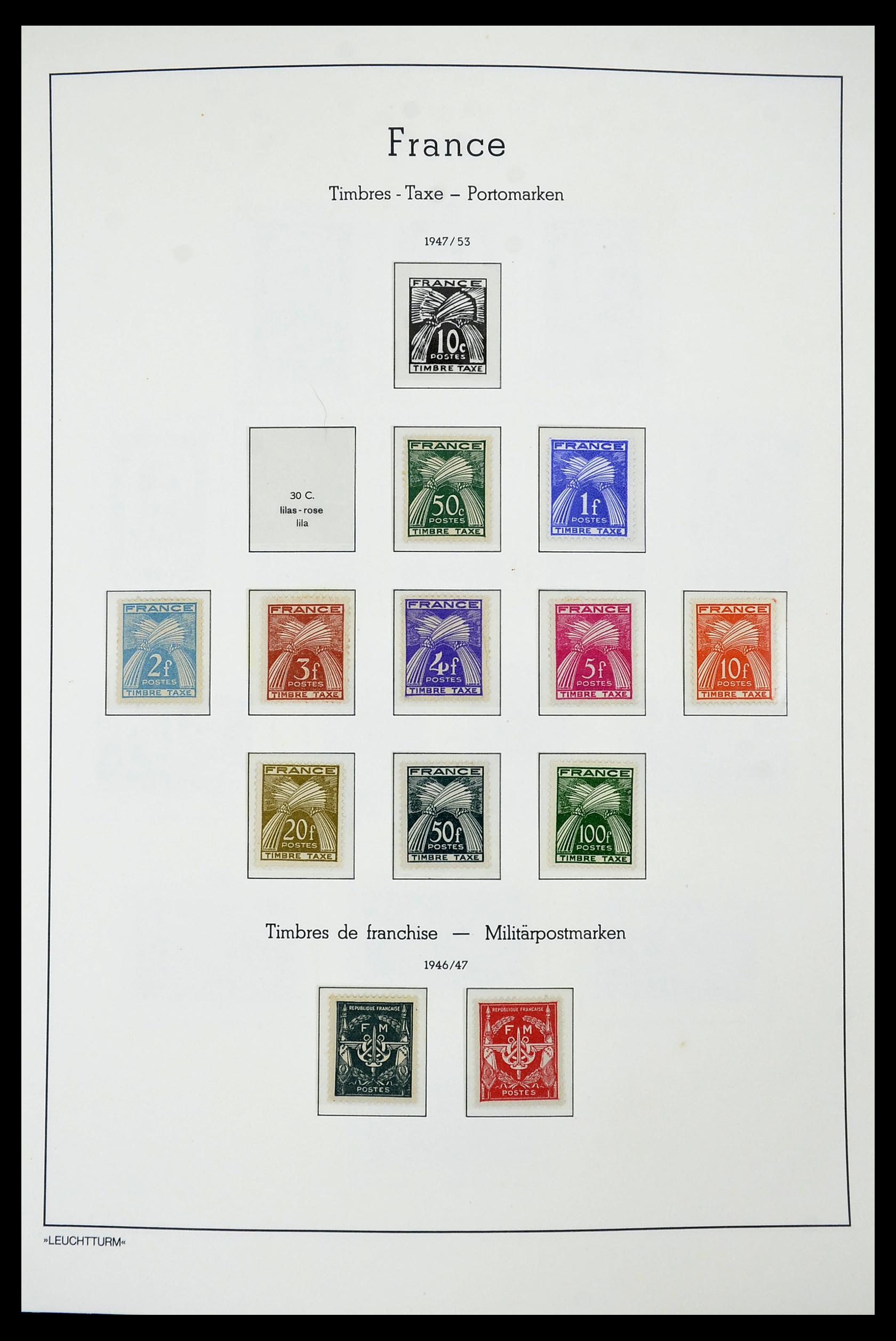 34585 044 - Stamp Collection 34585 France 1900-1970.