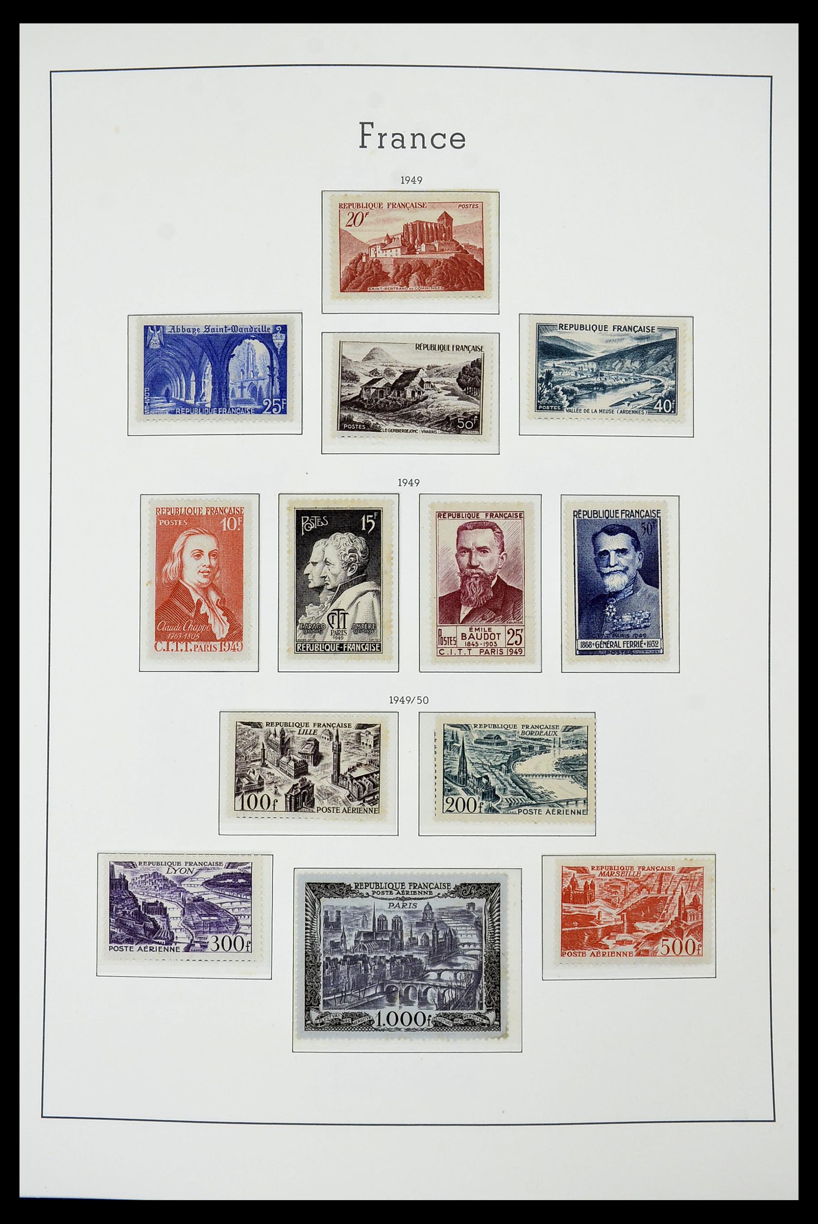 34585 048 - Stamp Collection 34585 France 1900-1970.