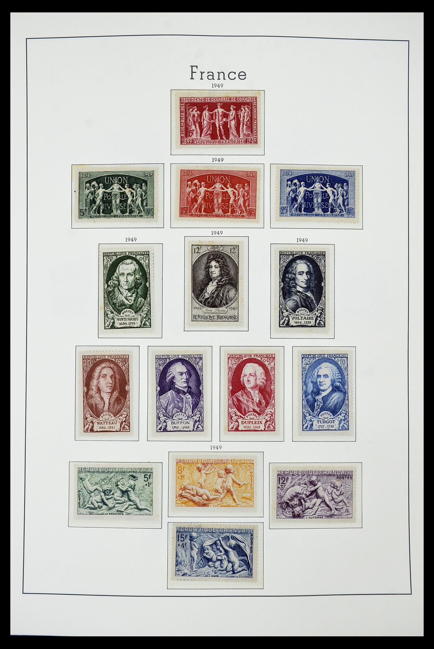 34585 049 - Stamp Collection 34585 France 1900-1970.