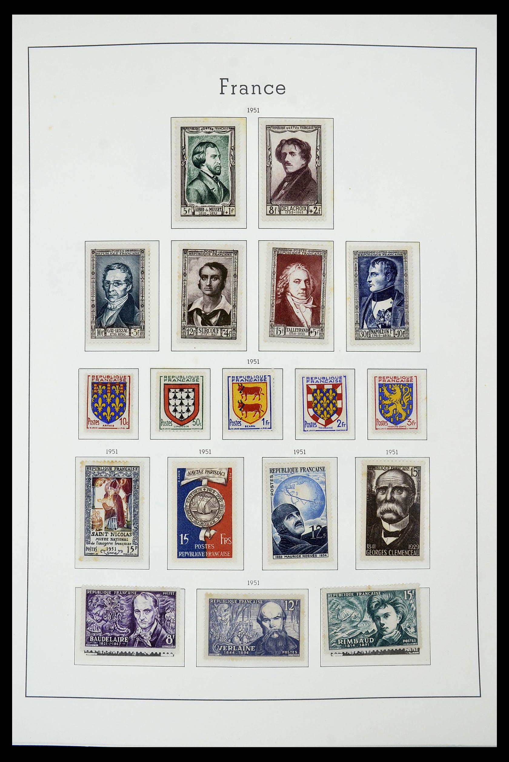 34585 052 - Stamp Collection 34585 France 1900-1970.