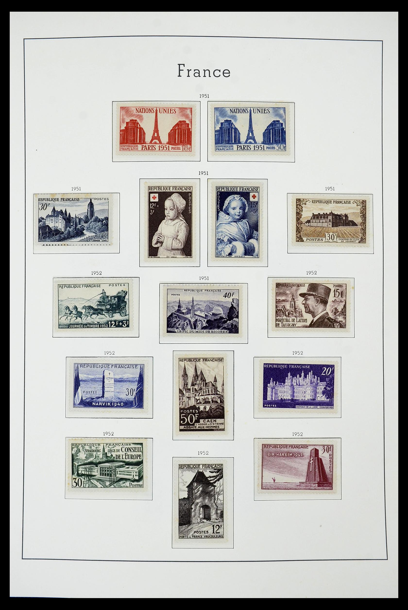 34585 053 - Stamp Collection 34585 France 1900-1970.