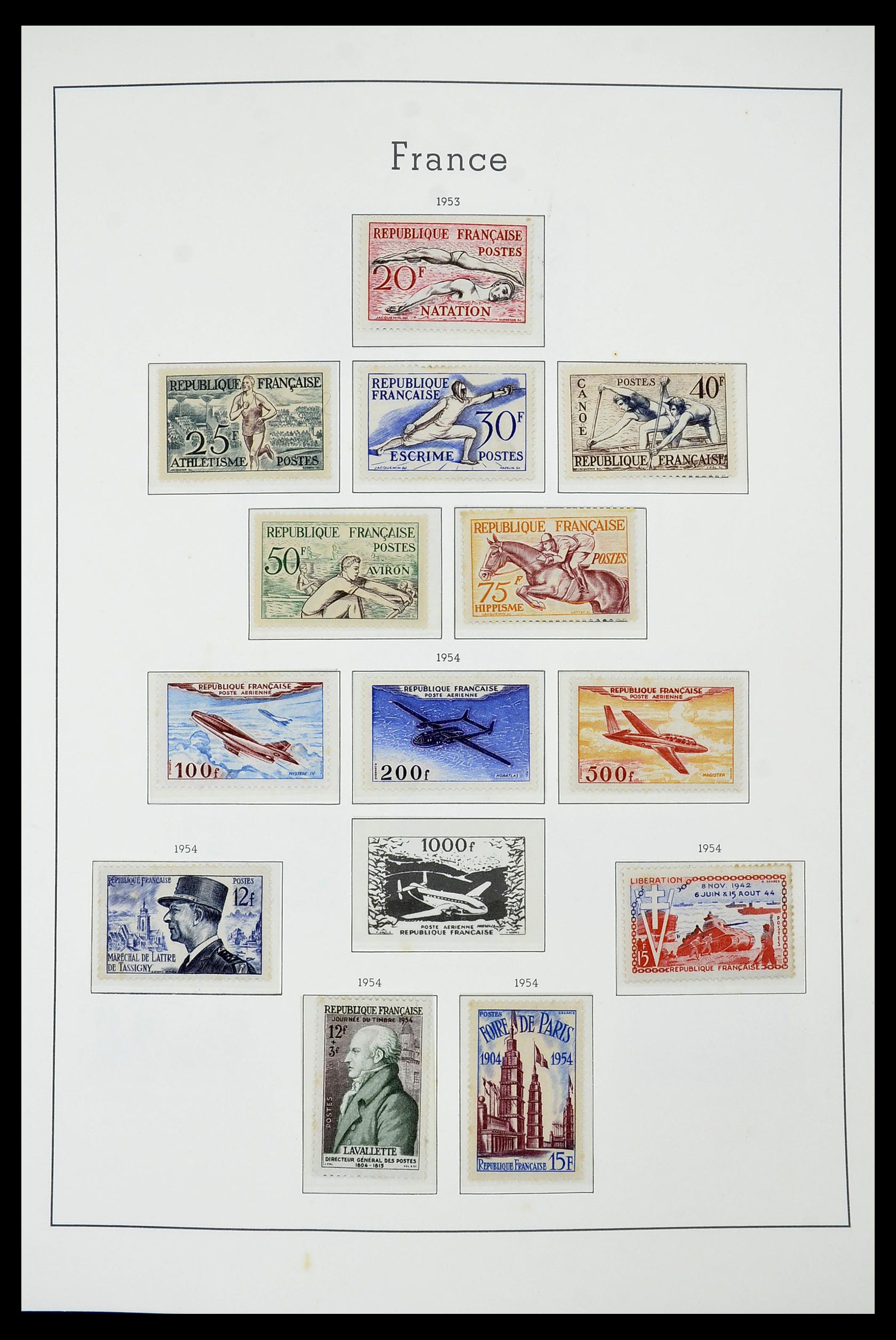 34585 057 - Stamp Collection 34585 France 1900-1970.
