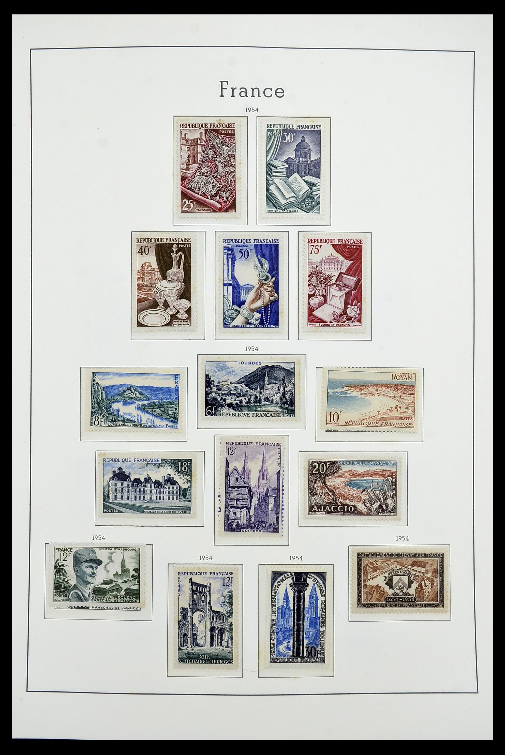 34585 058 - Stamp Collection 34585 France 1900-1970.