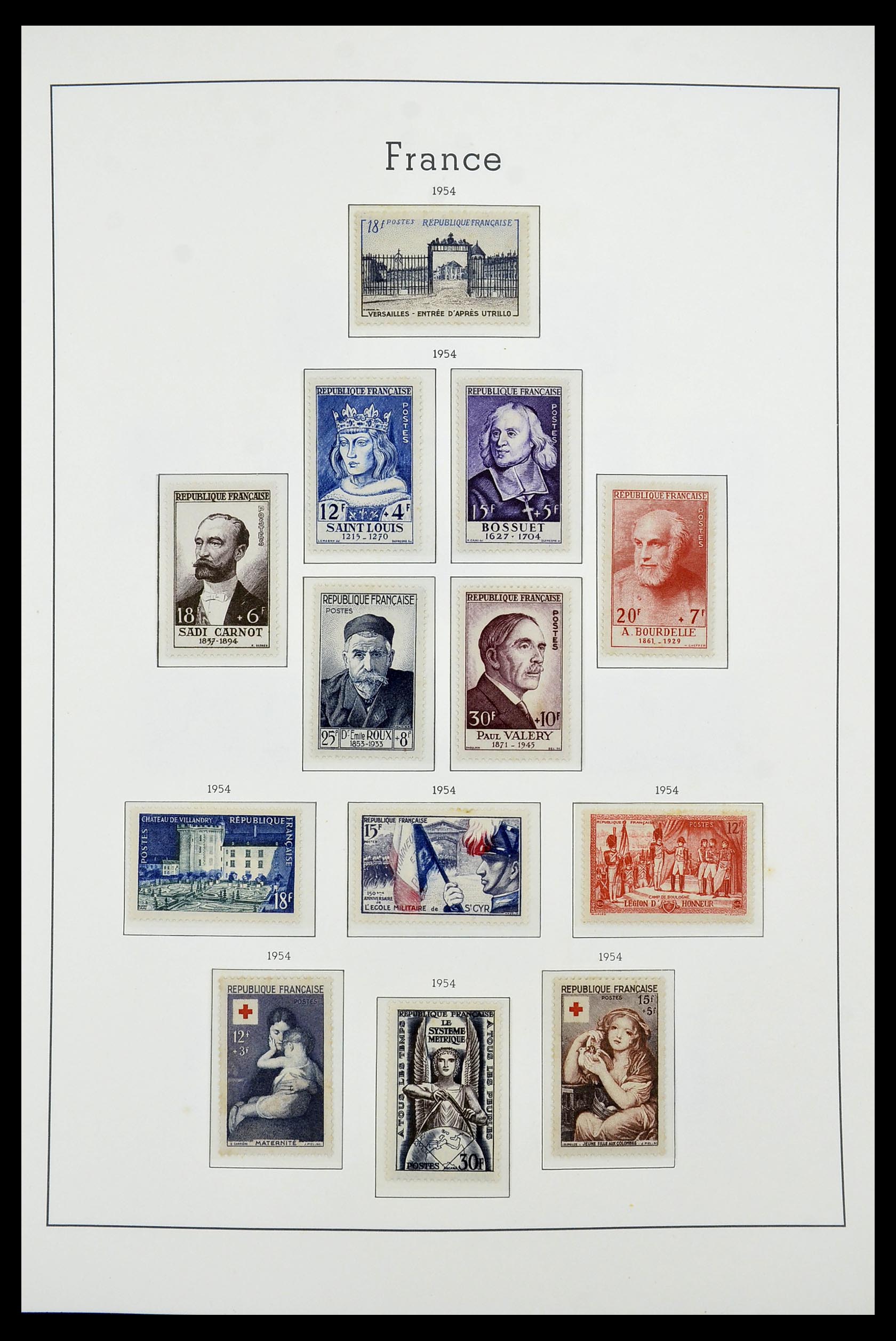 34585 059 - Stamp Collection 34585 France 1900-1970.