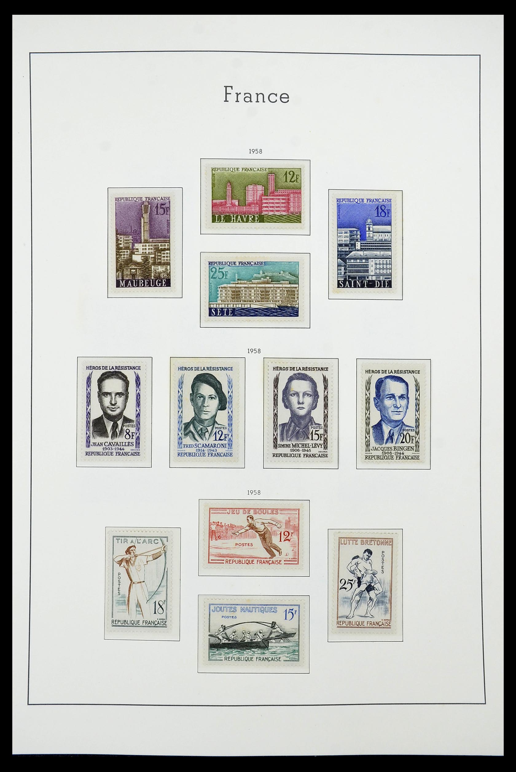 34585 072 - Stamp Collection 34585 France 1900-1970.
