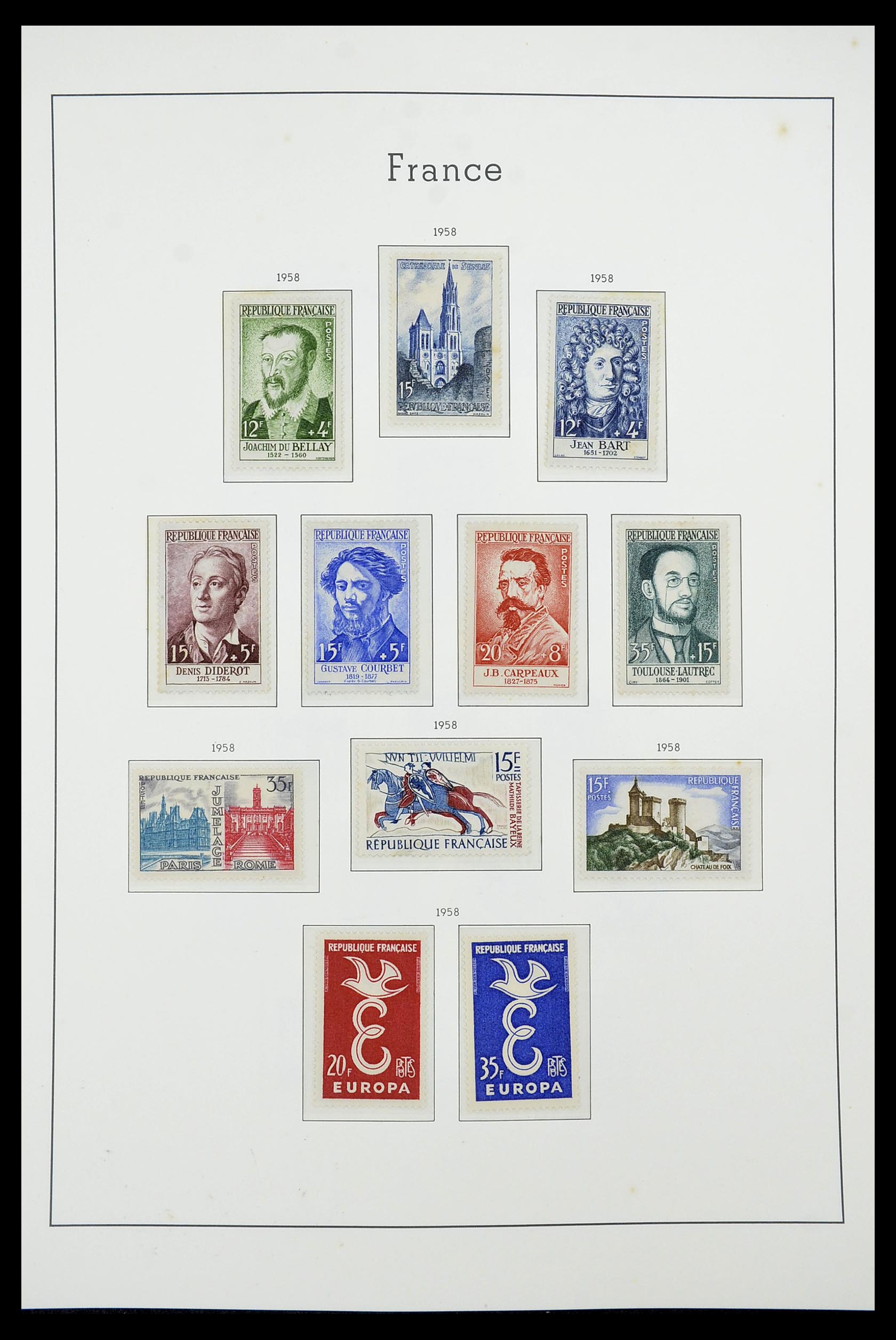 34585 073 - Stamp Collection 34585 France 1900-1970.