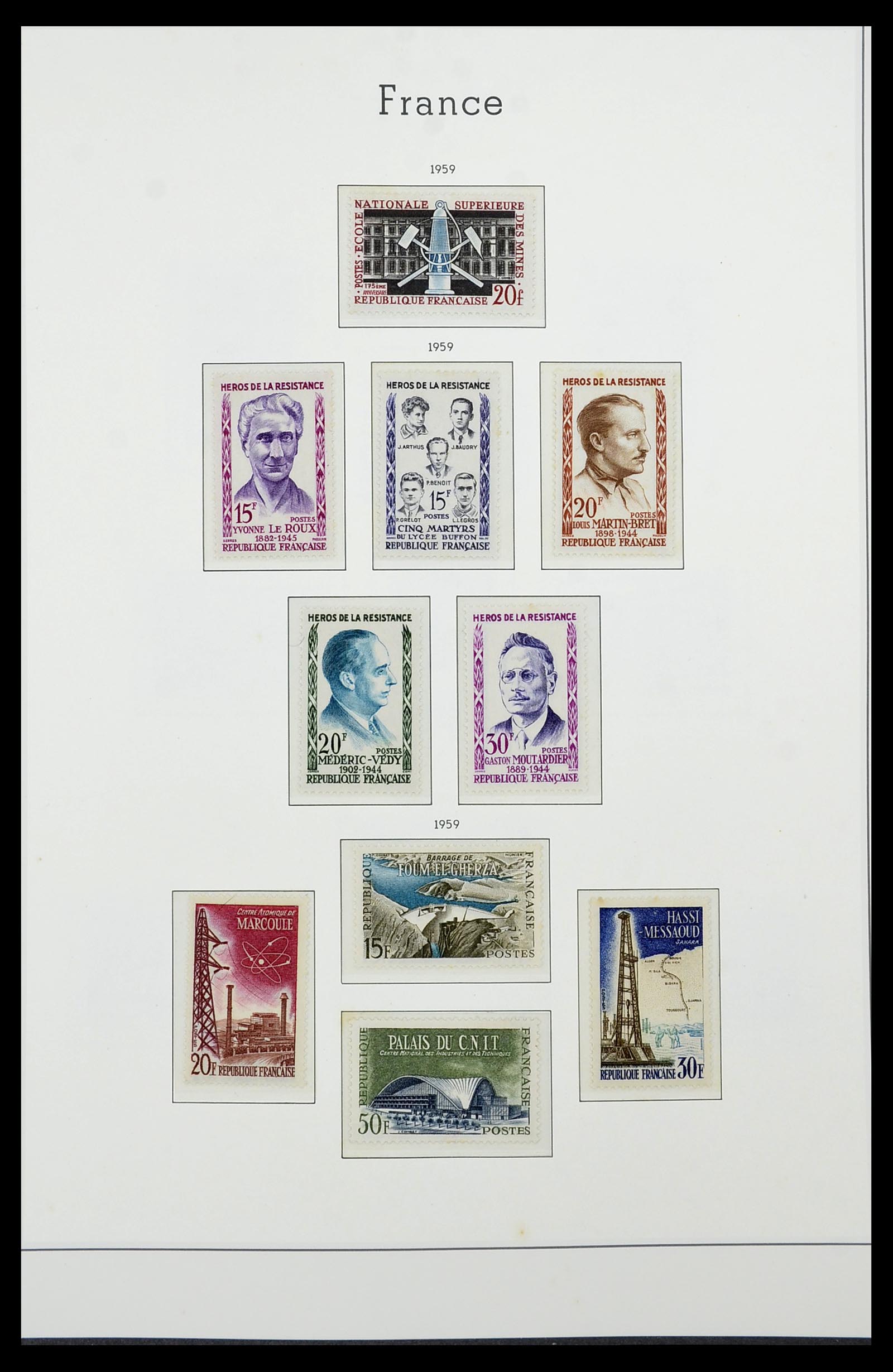34585 078 - Stamp Collection 34585 France 1900-1970.