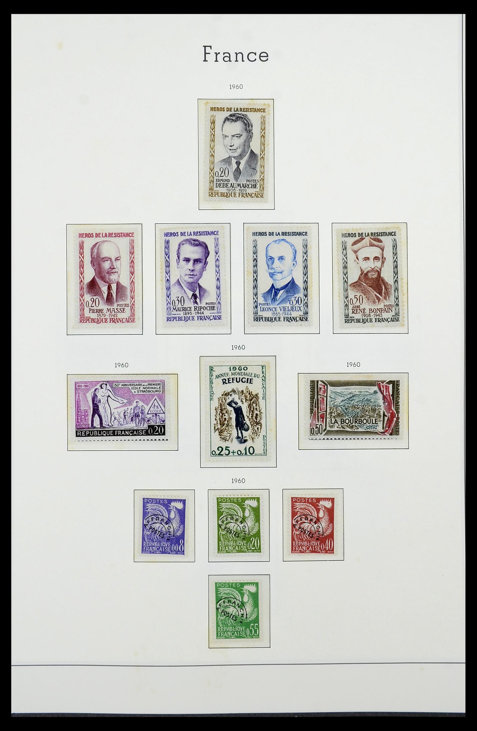 34585 080 - Stamp Collection 34585 France 1900-1970.