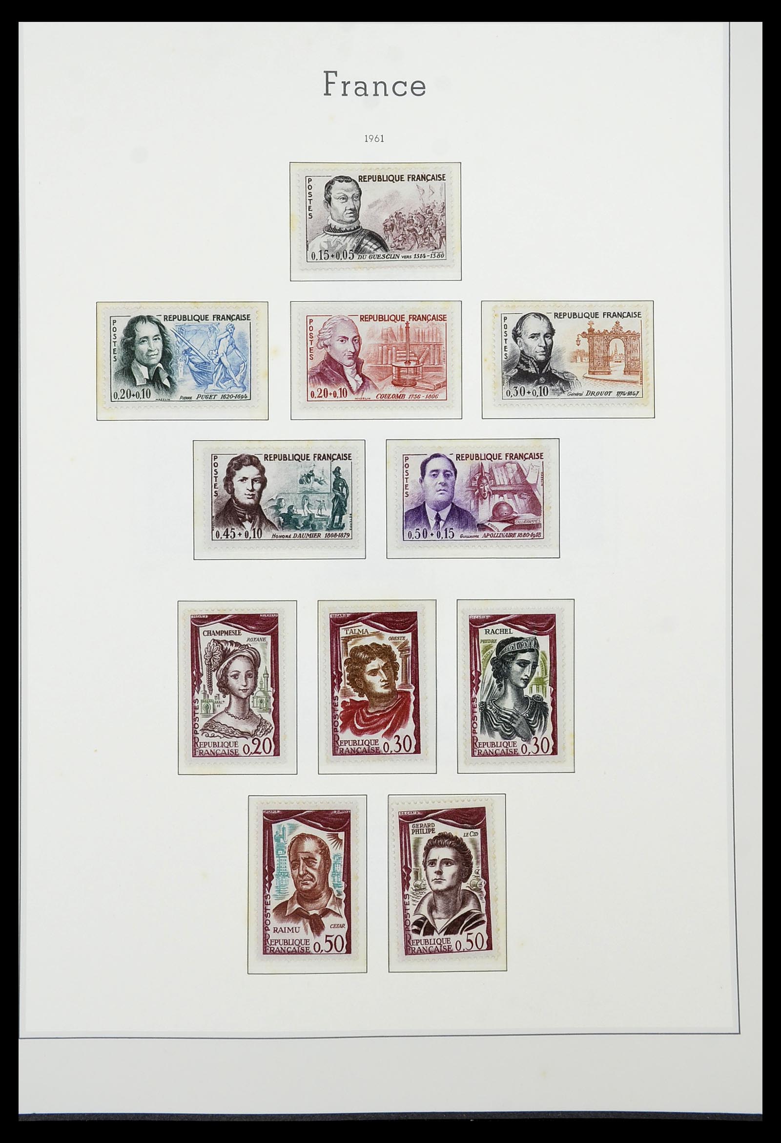 34585 086 - Stamp Collection 34585 France 1900-1970.
