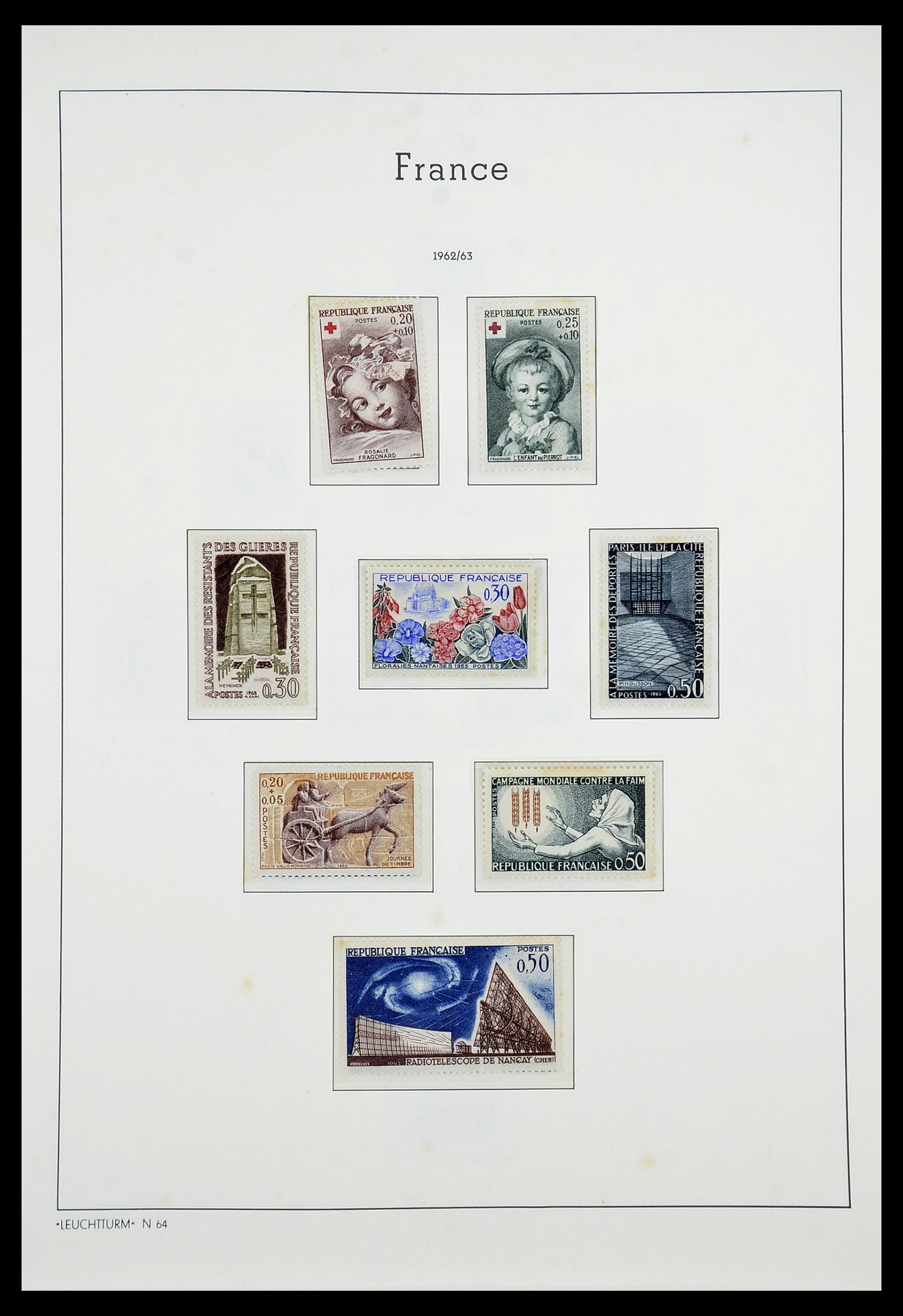 34585 095 - Stamp Collection 34585 France 1900-1970.