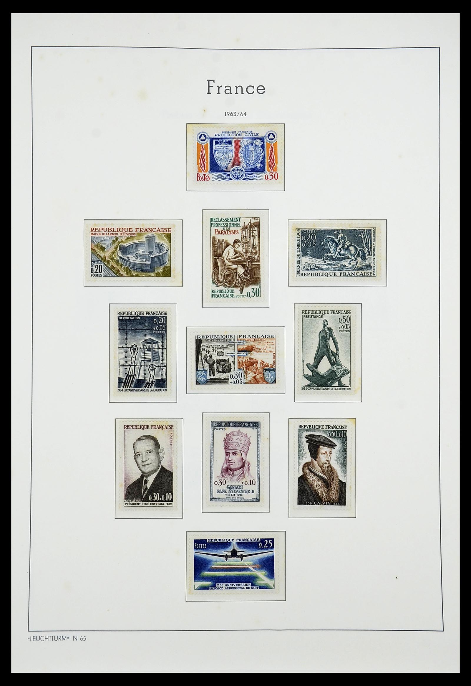 34585 099 - Stamp Collection 34585 France 1900-1970.