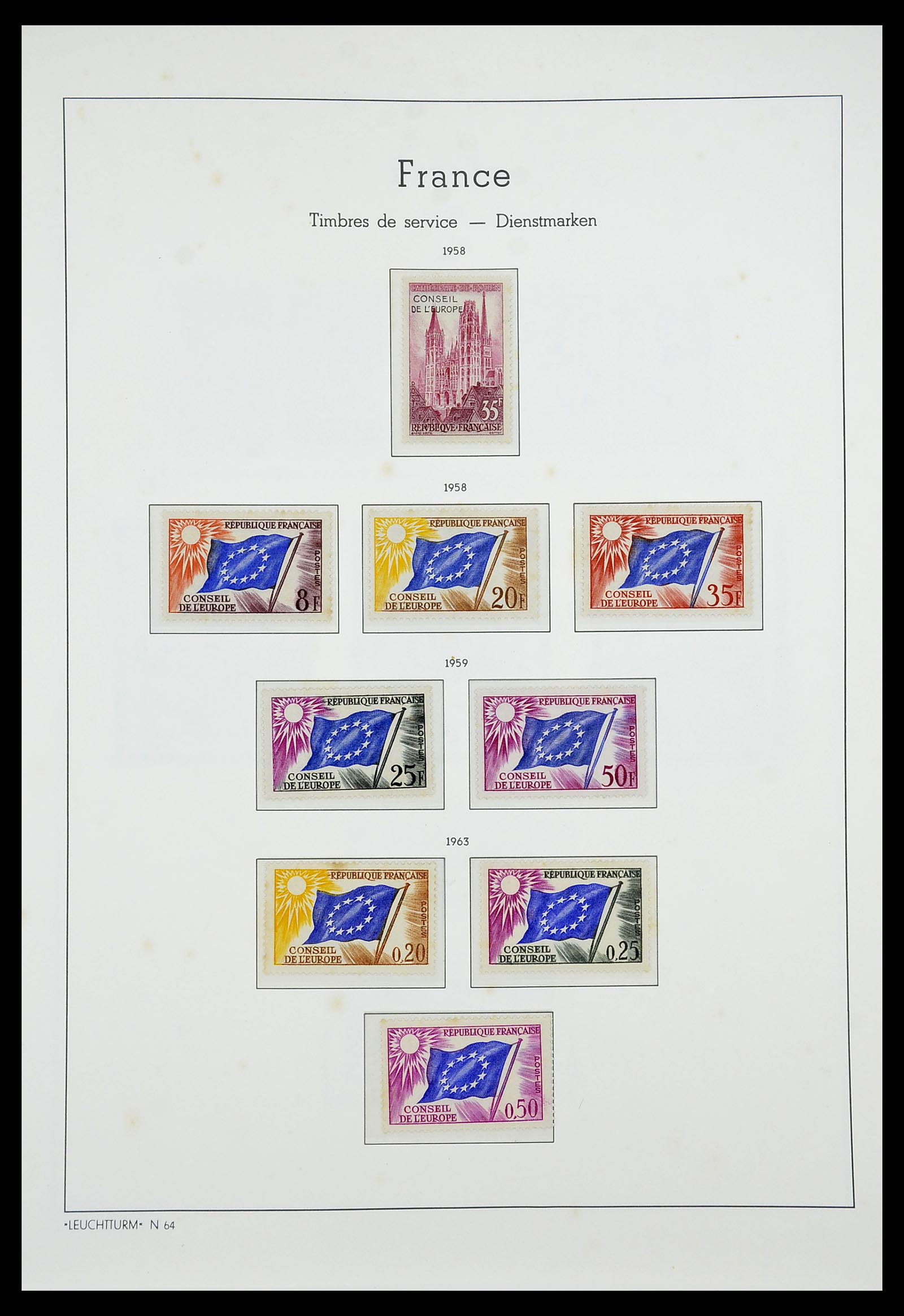 34585 100 - Stamp Collection 34585 France 1900-1970.