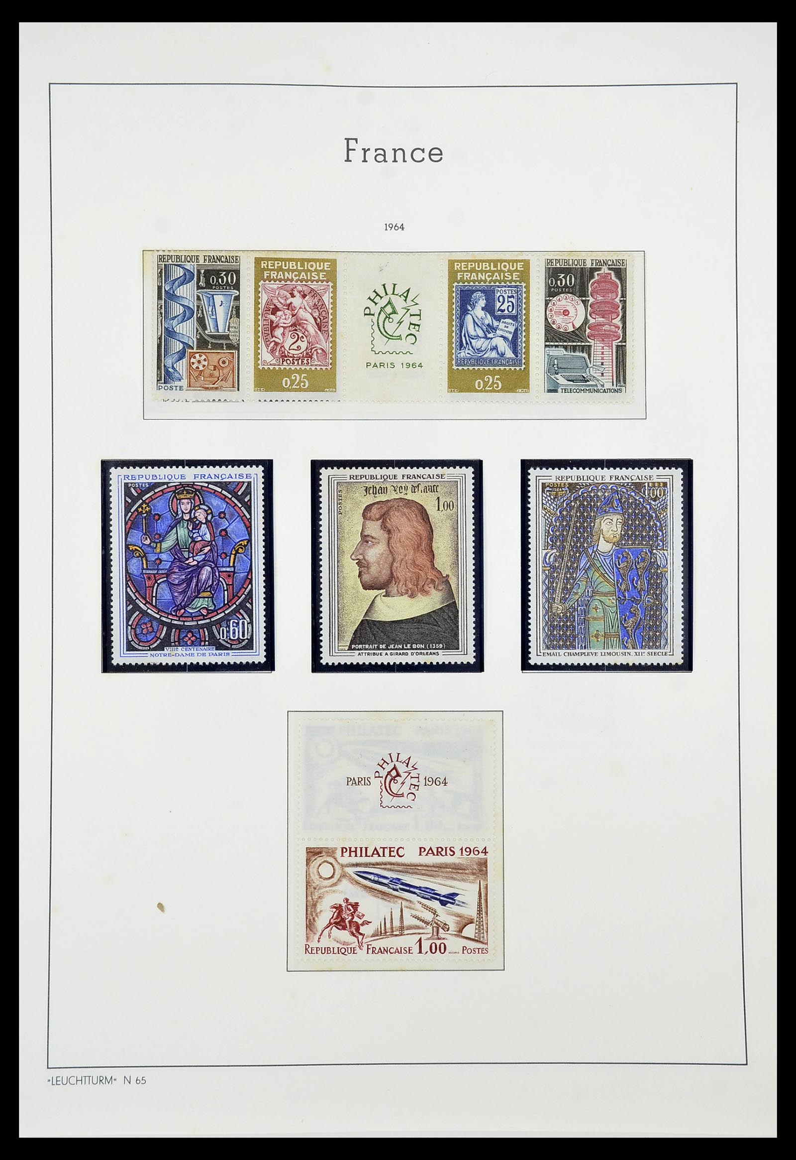 34585 101 - Stamp Collection 34585 France 1900-1970.