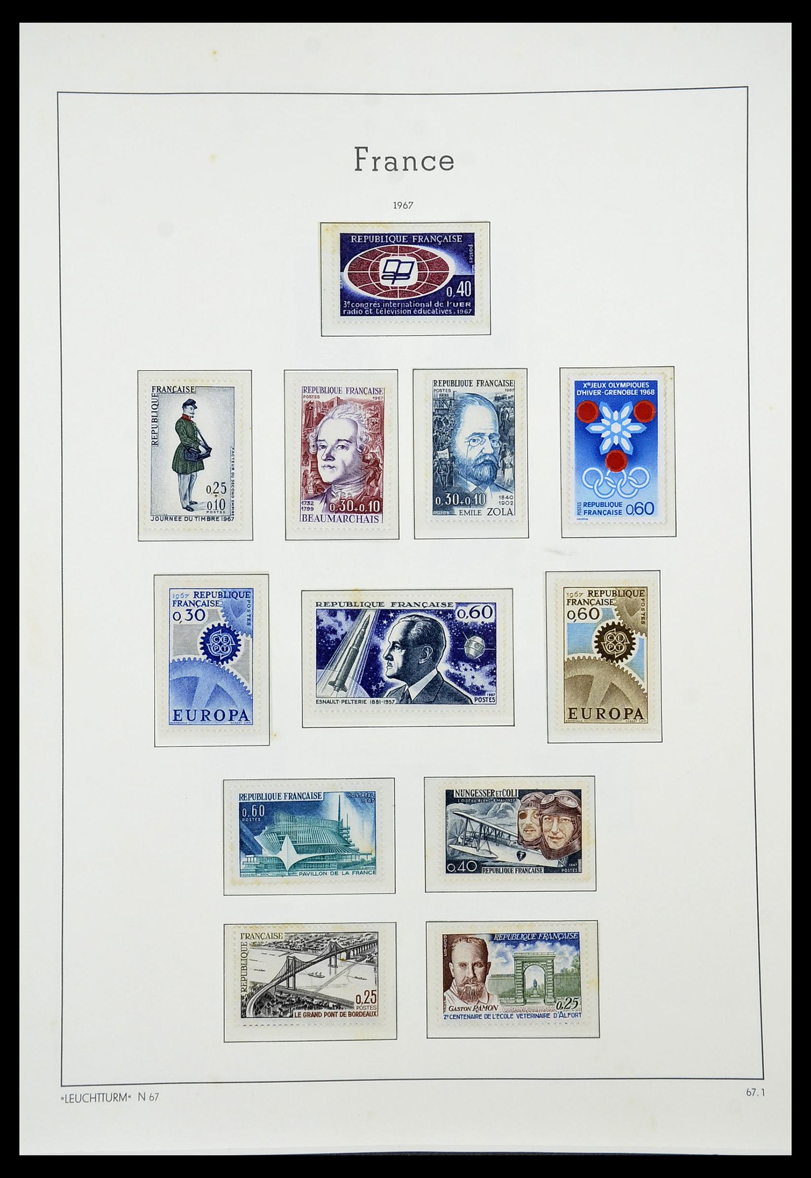 34585 116 - Stamp Collection 34585 France 1900-1970.