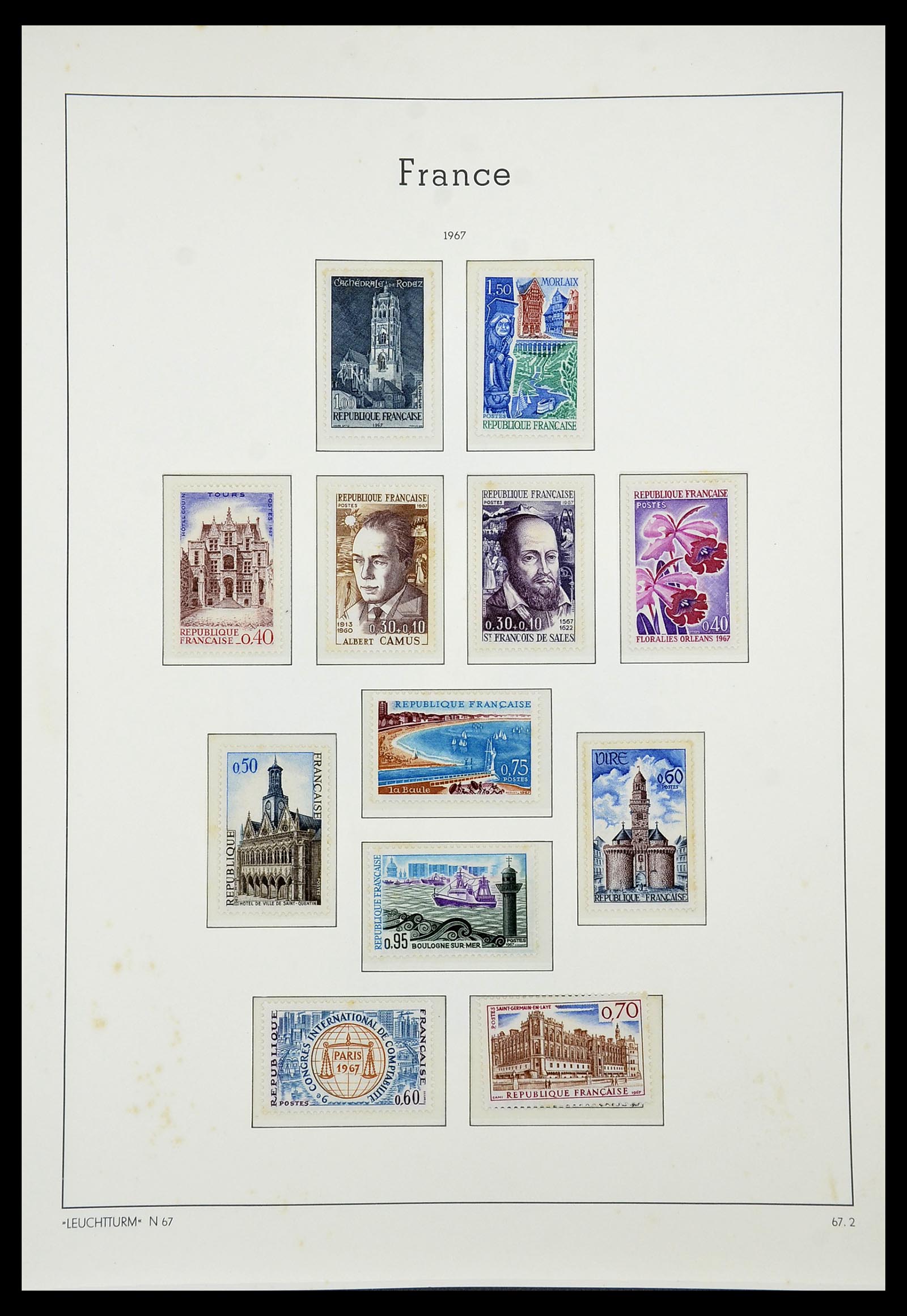 34585 117 - Stamp Collection 34585 France 1900-1970.