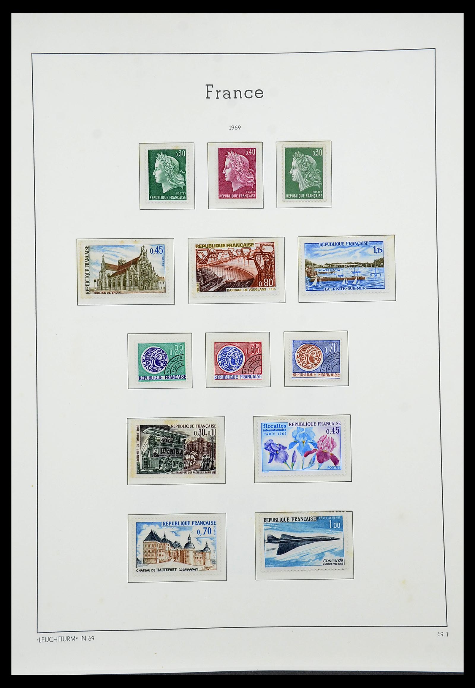 34585 124 - Stamp Collection 34585 France 1900-1970.