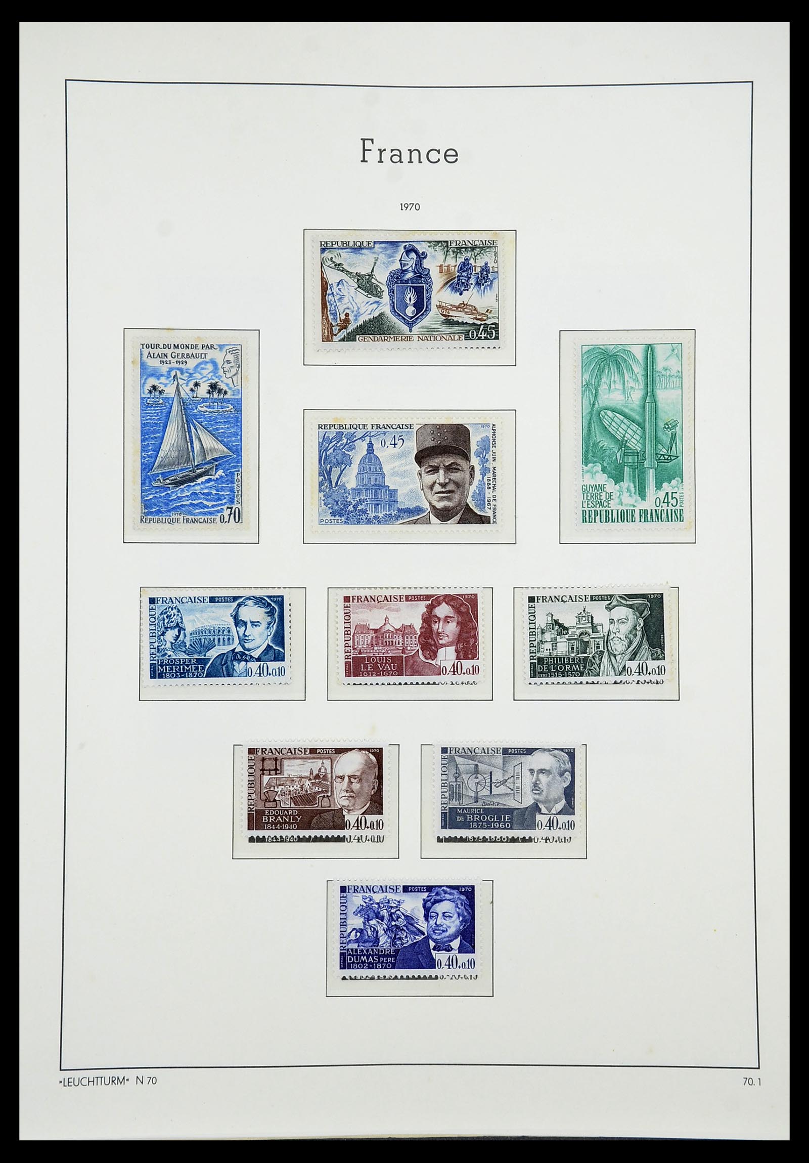 34585 130 - Stamp Collection 34585 France 1900-1970.