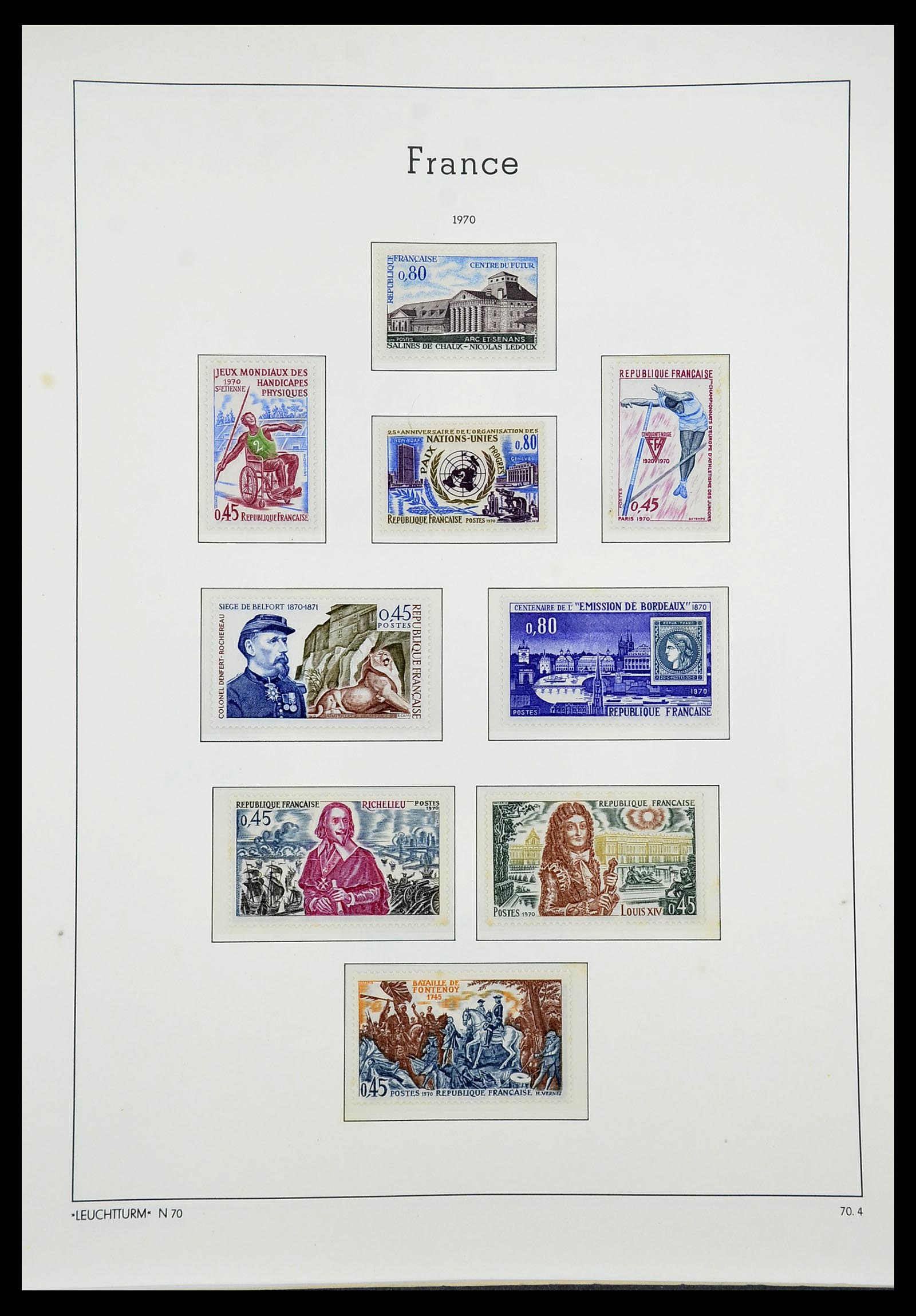 34585 133 - Stamp Collection 34585 France 1900-1970.