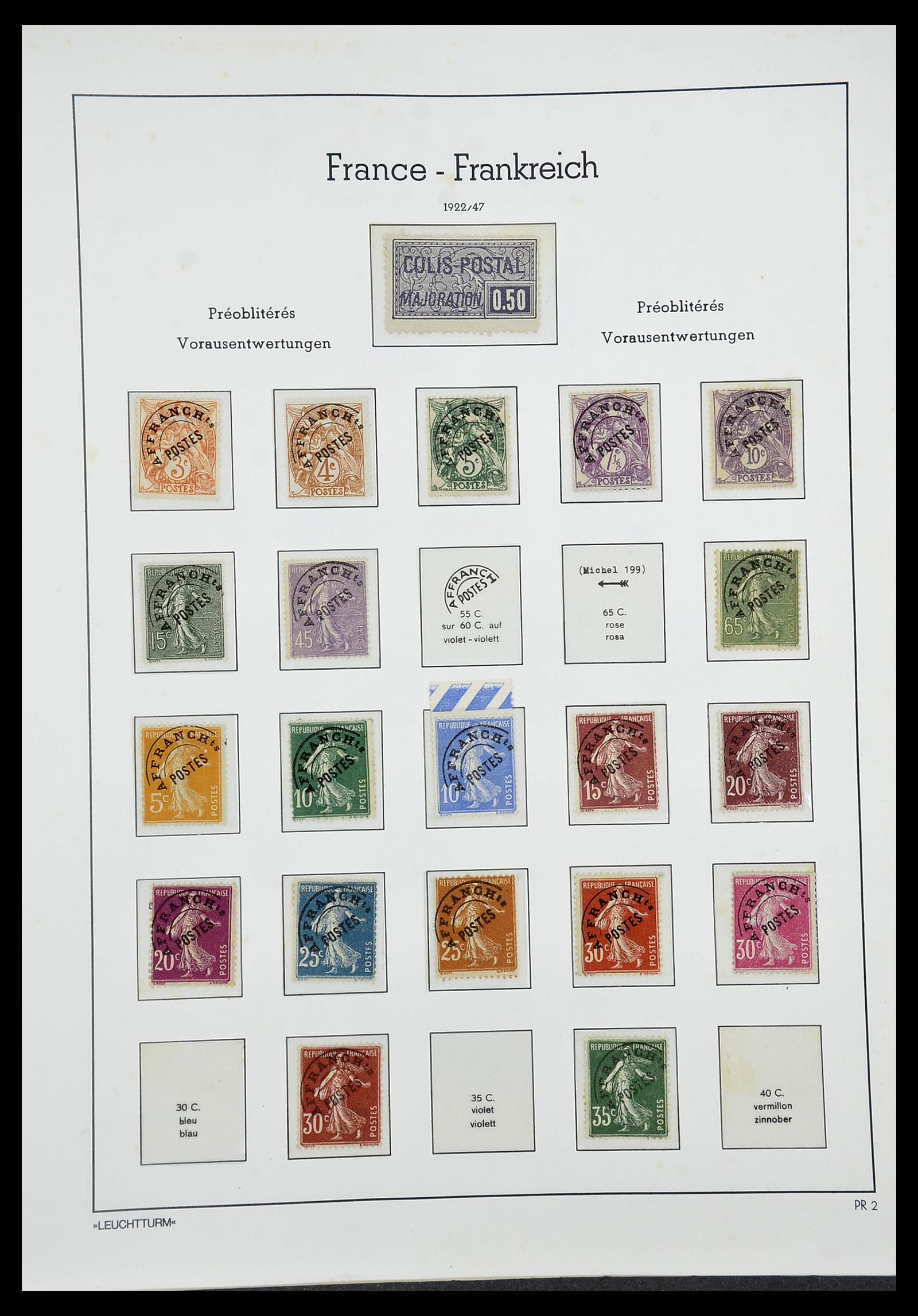 34585 135 - Stamp Collection 34585 France 1900-1970.
