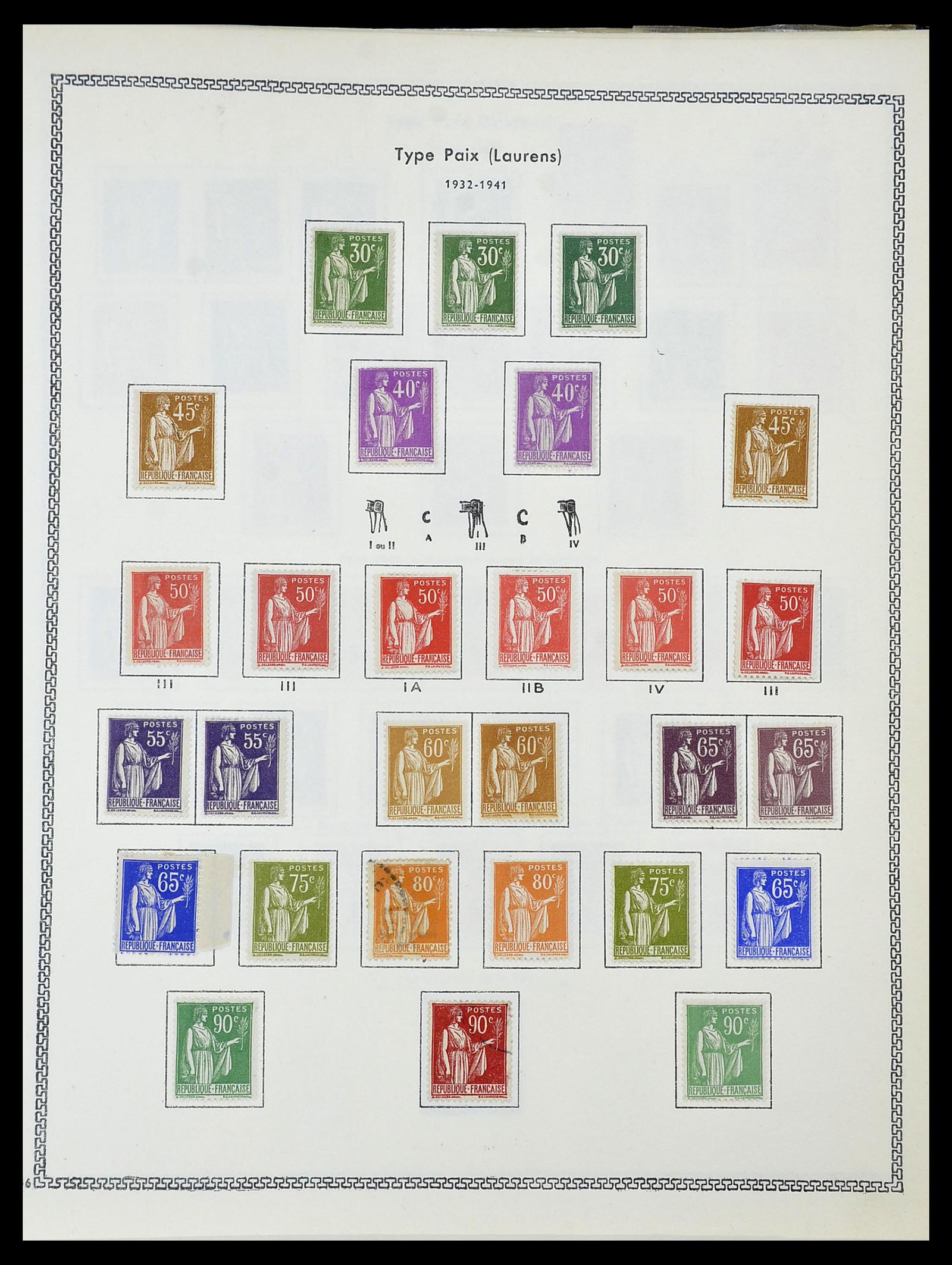 34586 030 - Postzegelverzameling 34586 Frankrijk 1849-1947.