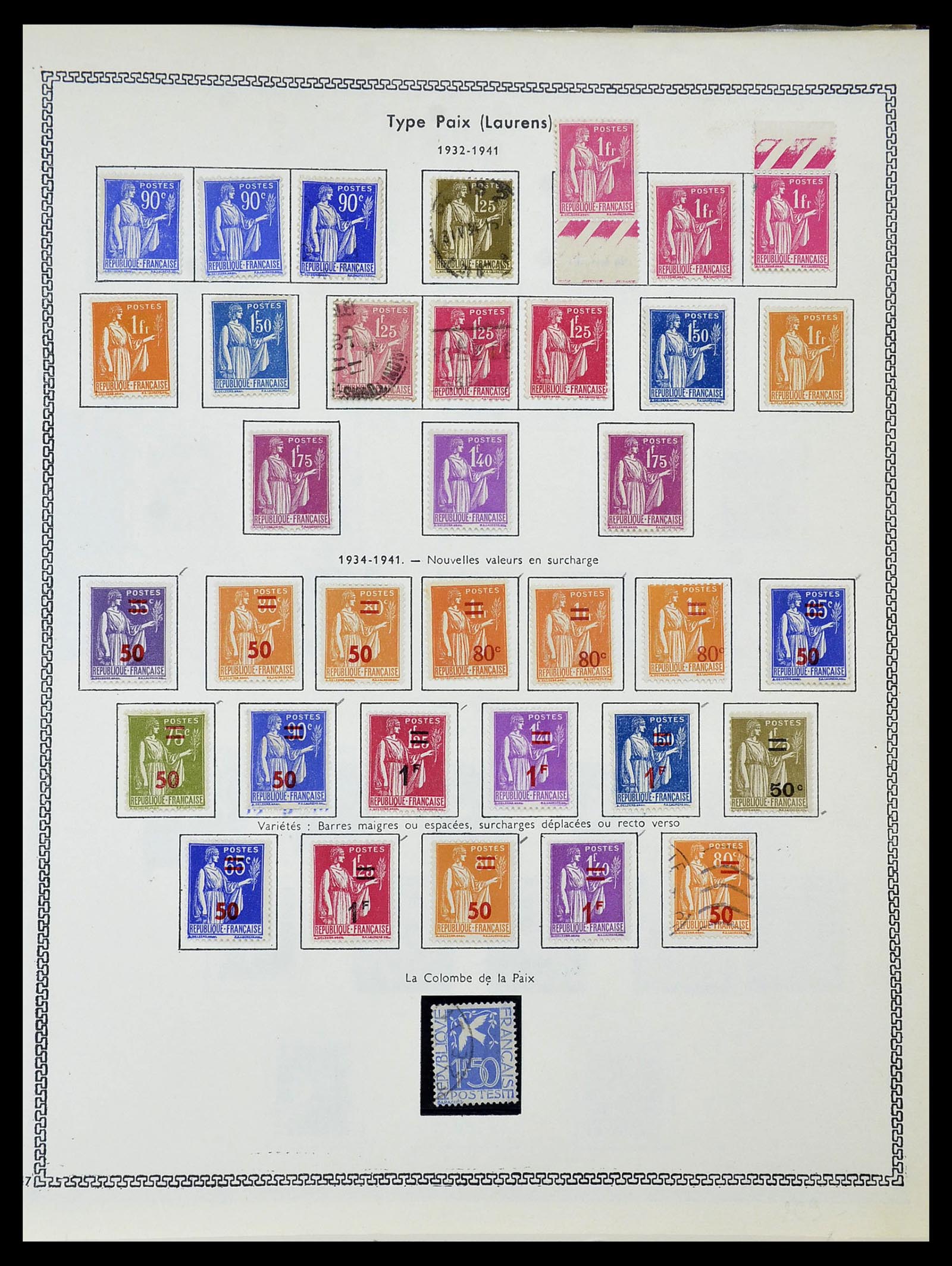 34586 031 - Postzegelverzameling 34586 Frankrijk 1849-1947.
