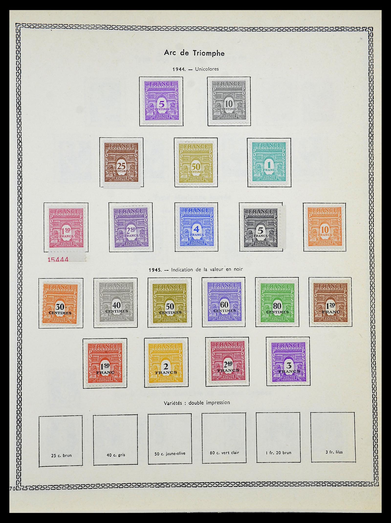 34586 048 - Postzegelverzameling 34586 Frankrijk 1849-1947.