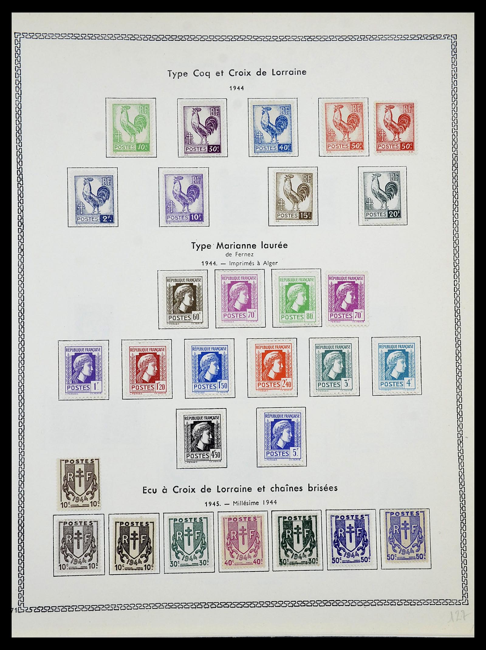 34586 049 - Postzegelverzameling 34586 Frankrijk 1849-1947.