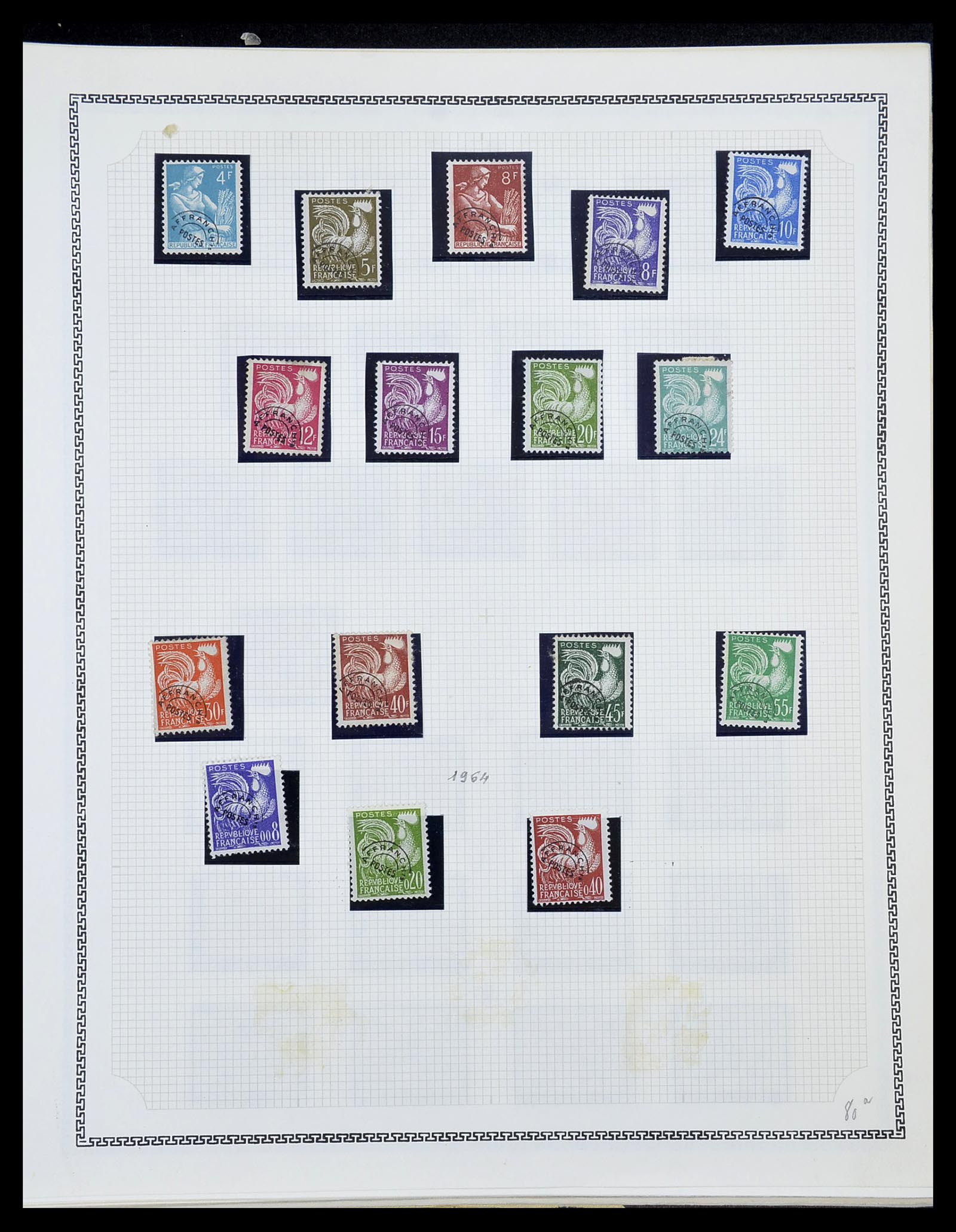 34586 058 - Postzegelverzameling 34586 Frankrijk 1849-1947.
