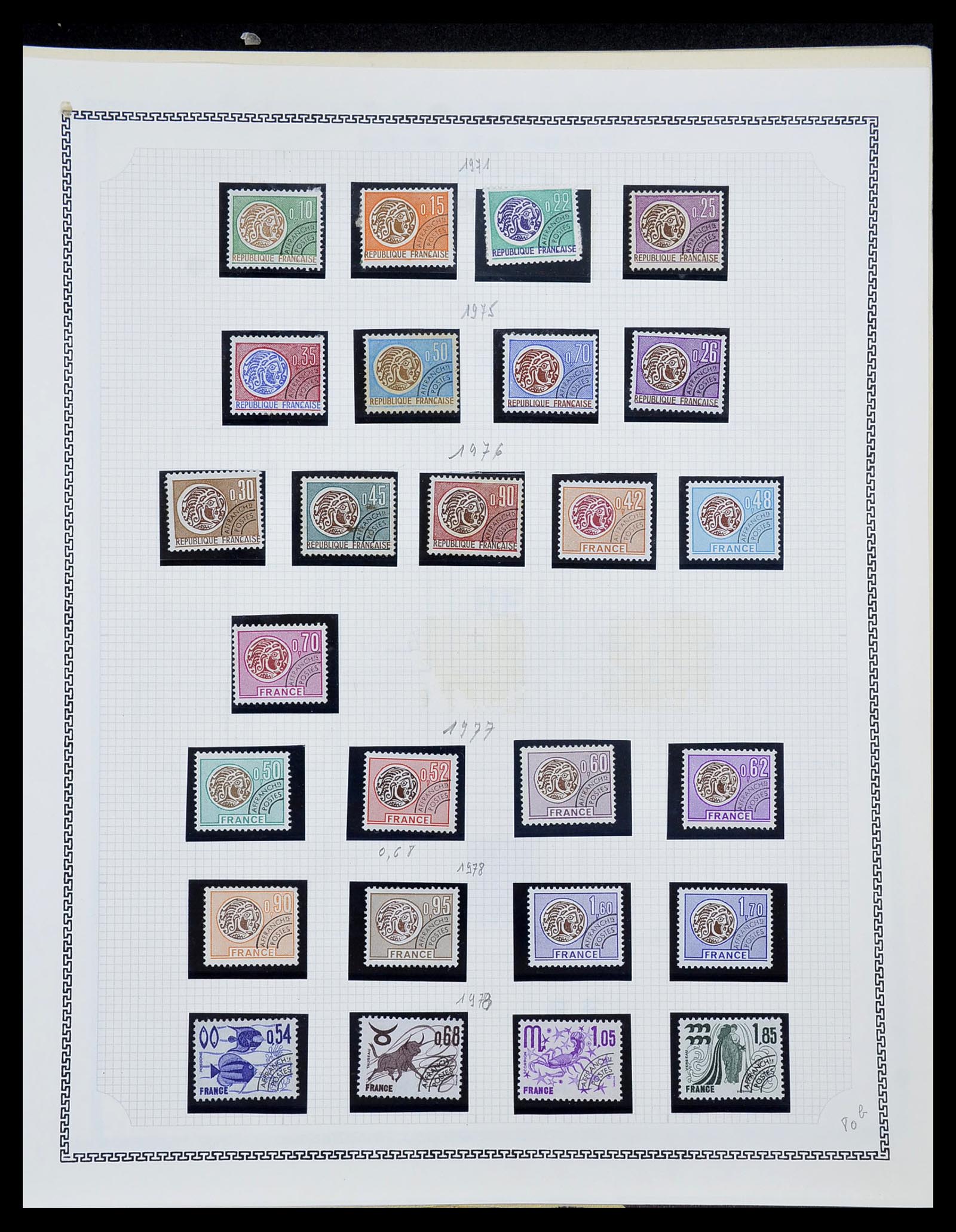 34586 059 - Postzegelverzameling 34586 Frankrijk 1849-1947.