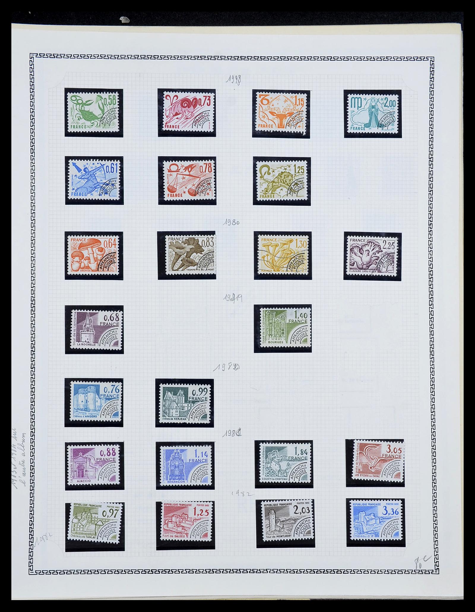 34586 061 - Postzegelverzameling 34586 Frankrijk 1849-1947.